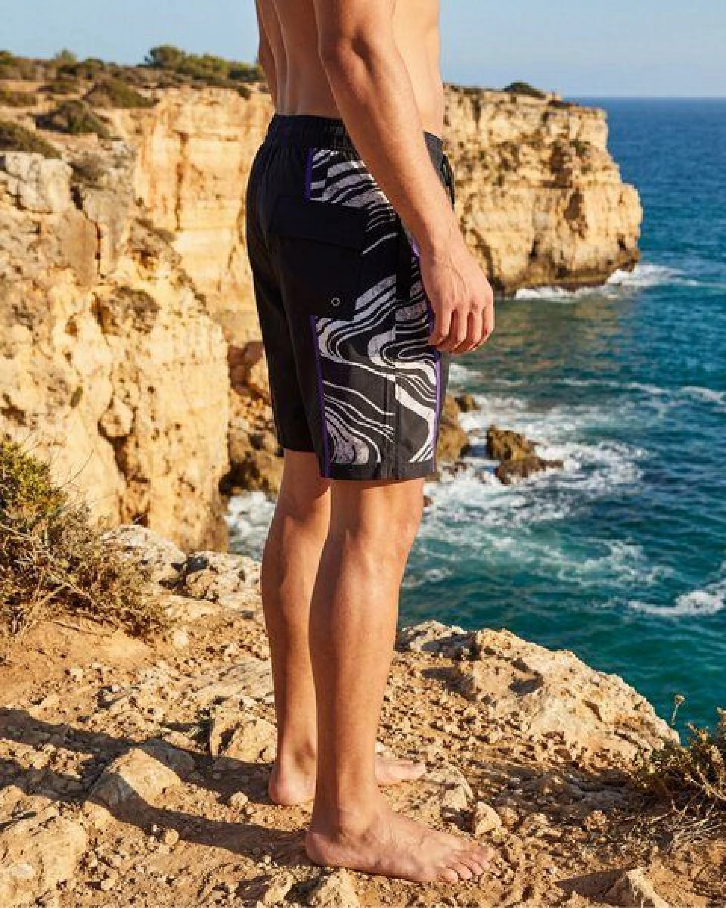 Zeachild Kuro Wave Boardshort - recycelte Fischnetze – Ansicht 4
