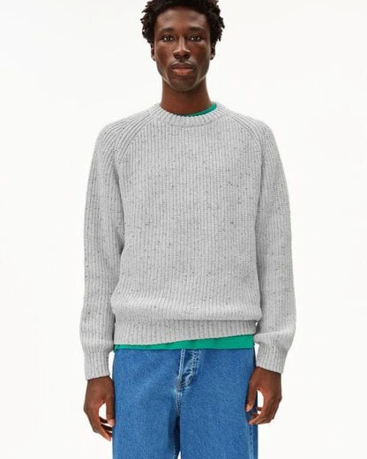 Oatmilk-Black Tweed