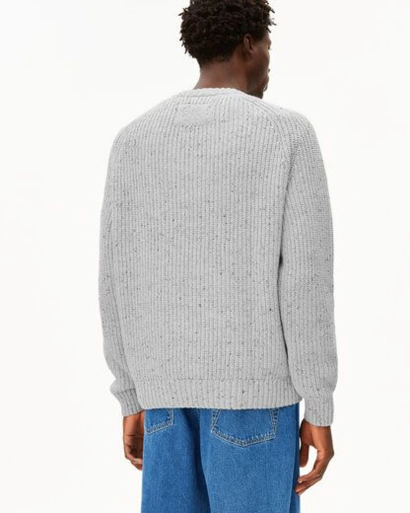 ARMEDANGELS KIAANO TWEED Herren Pullover aus recyclem Bio-Woll Mix – Ansicht 2
