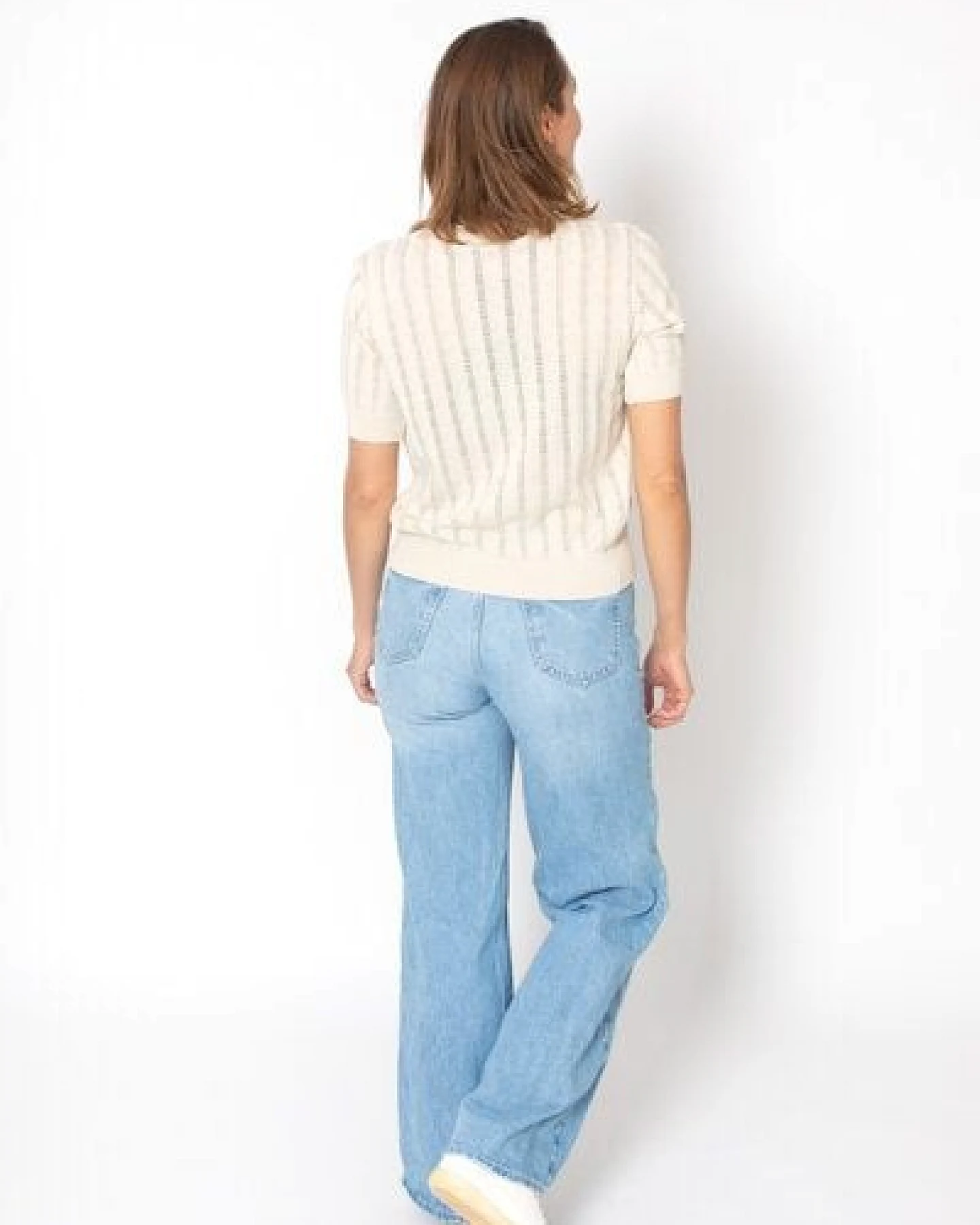 Zerum Strick-Shirt Viola – Ansicht 2
