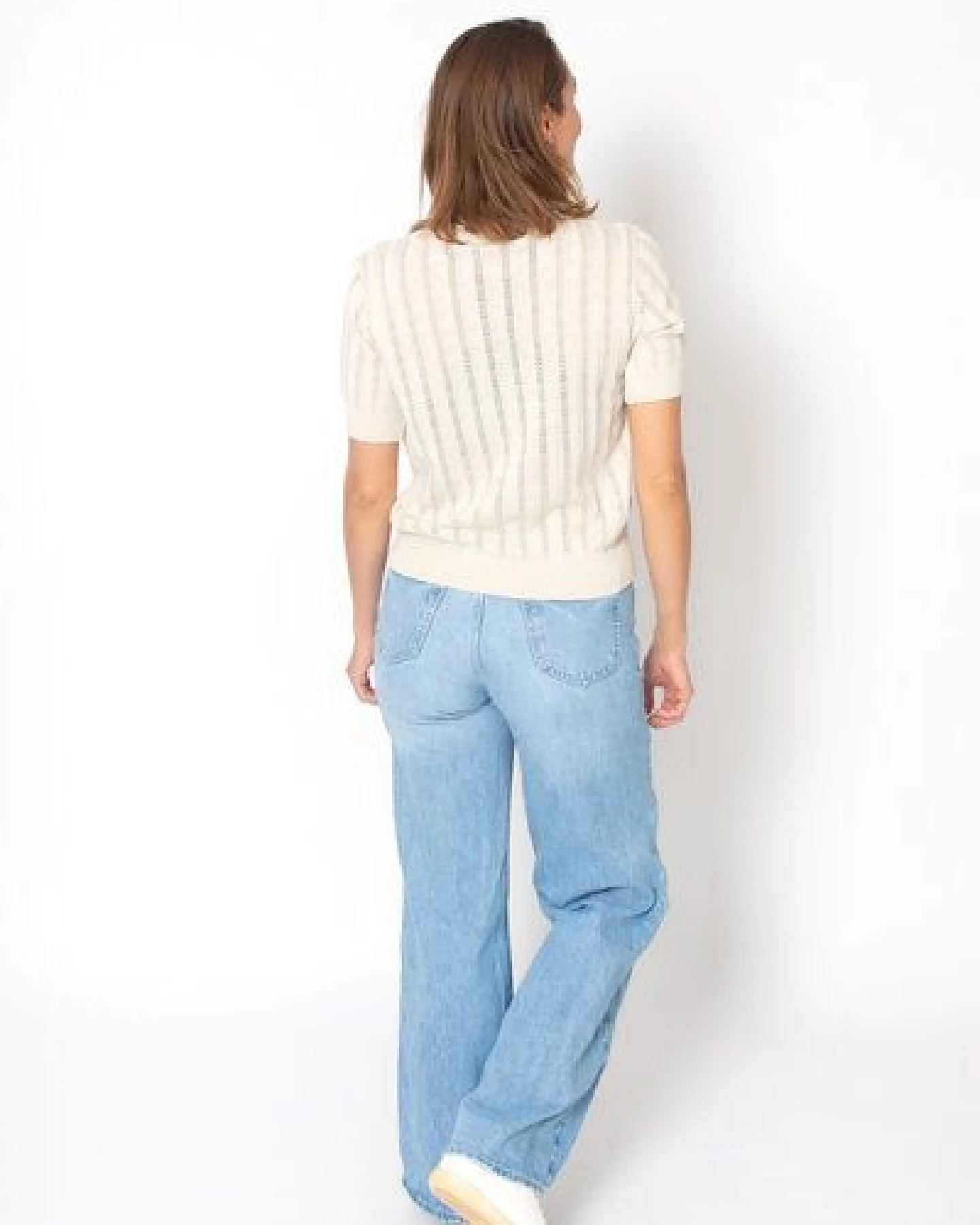 Zerum Strick-Shirt Viola – Ansicht 2