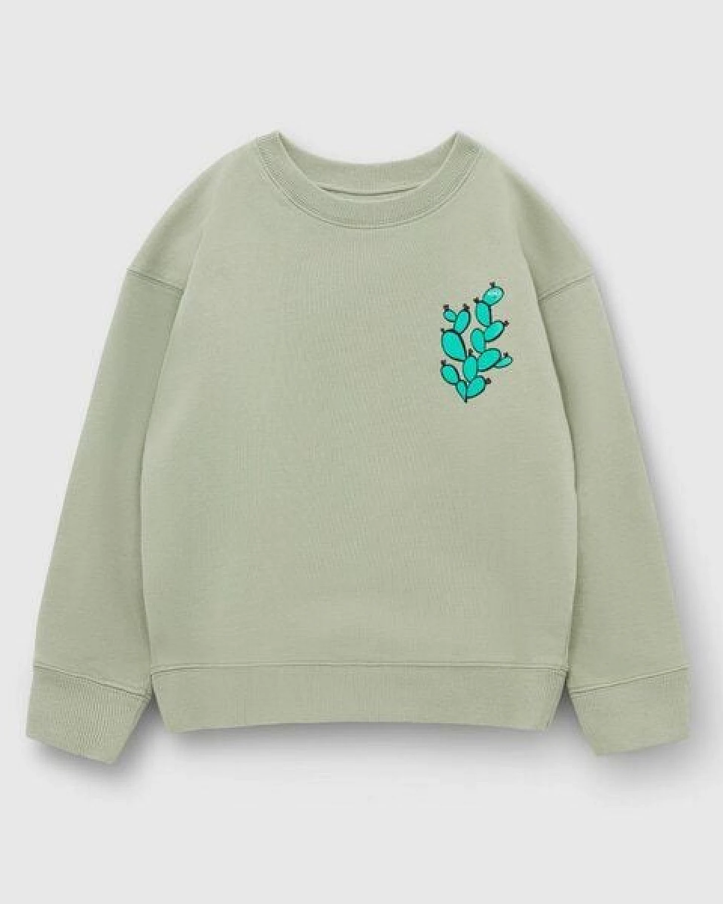 PlayPlayPauly CHECKER TOBI Regenwurm Unisex Kinder Sweatshirt aus Bio-Baumwolle – Ansicht 2