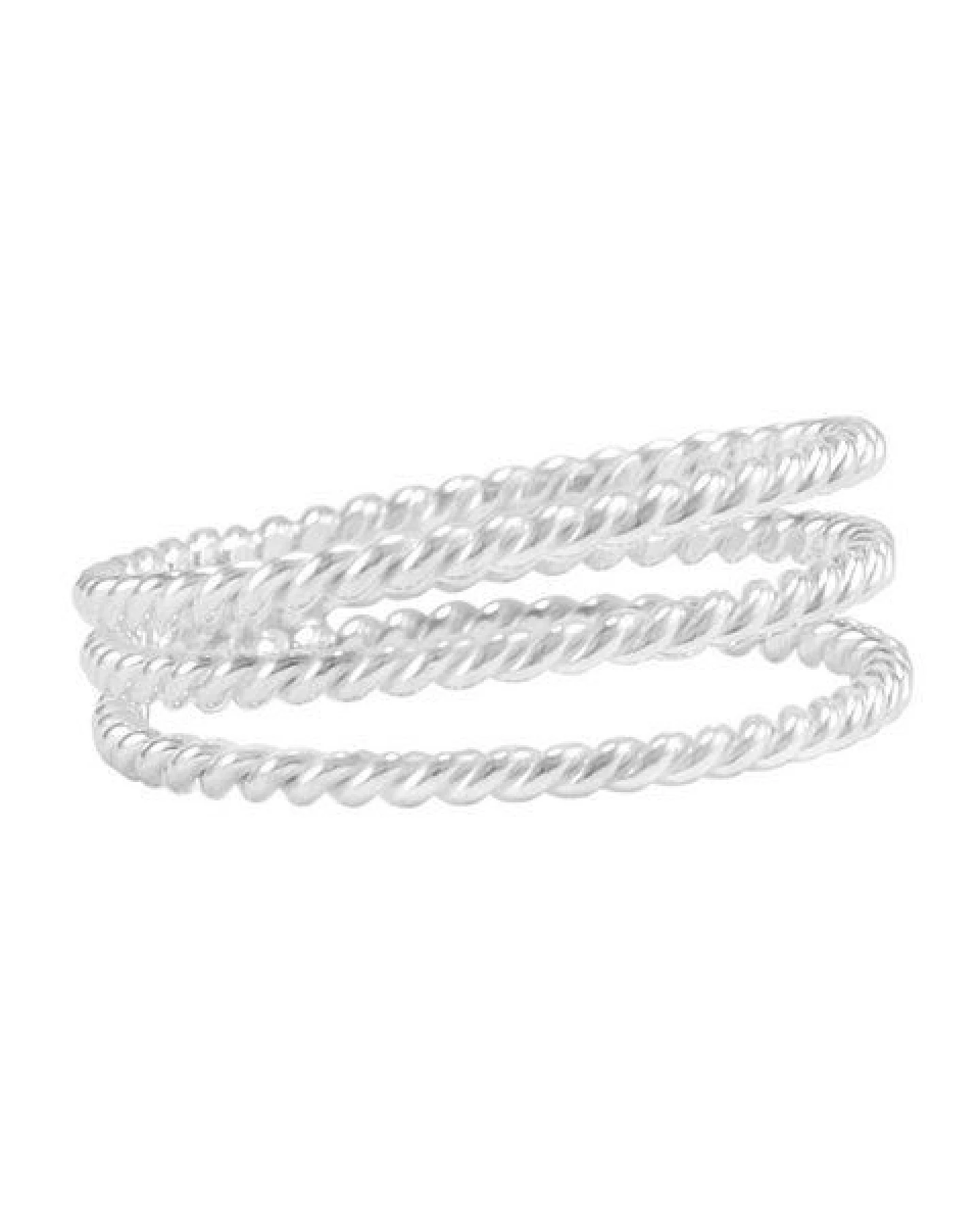 pakilia Silber Ring Kordel dreifach Fair-Trade und handmade – Ansicht 4