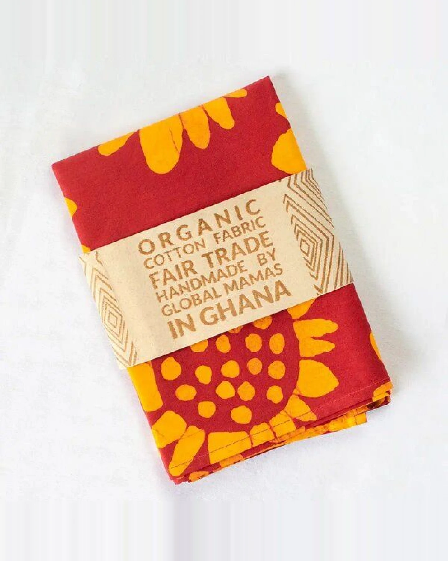 Global Mamas 4er-Set Servietten aus Biobaumwolle, Fair Trade und handgemacht – Ansicht 2
