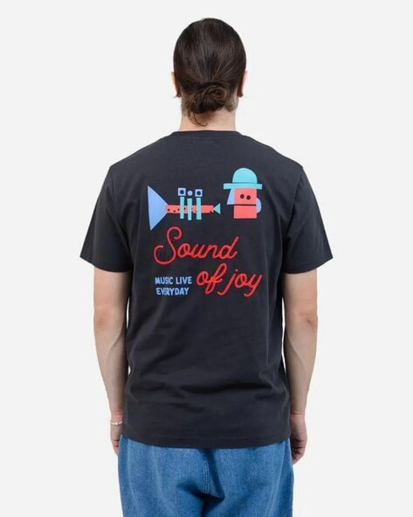 Olow Sound of Joy T-Shirt mit Backprint – Ansicht 2