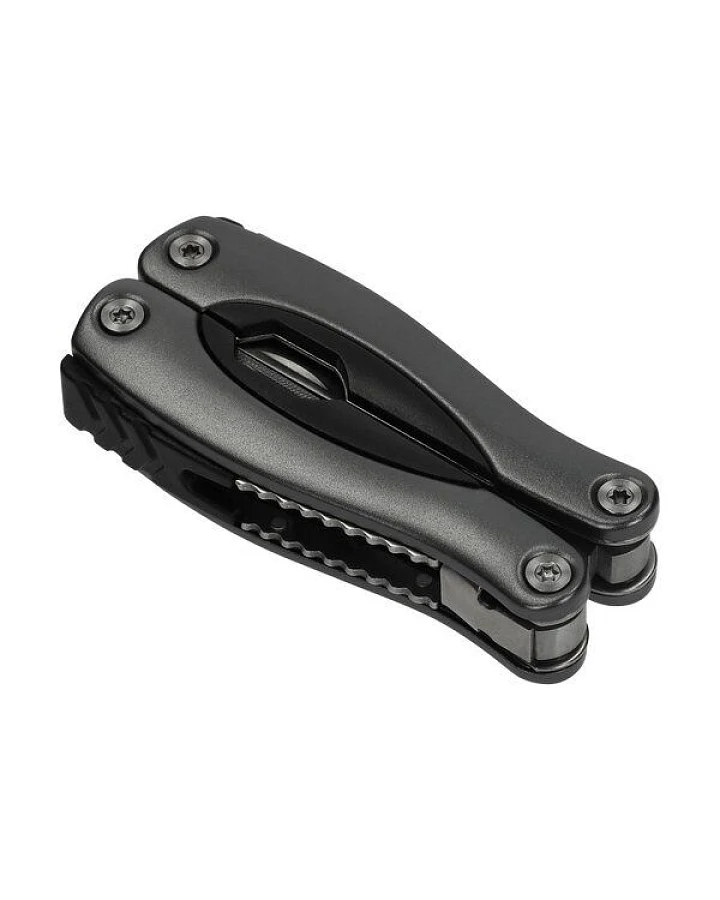 elasto Multifunktions-Taschenmesser mit Etui - 8 in 1 Werkzeug aus Edelstahl