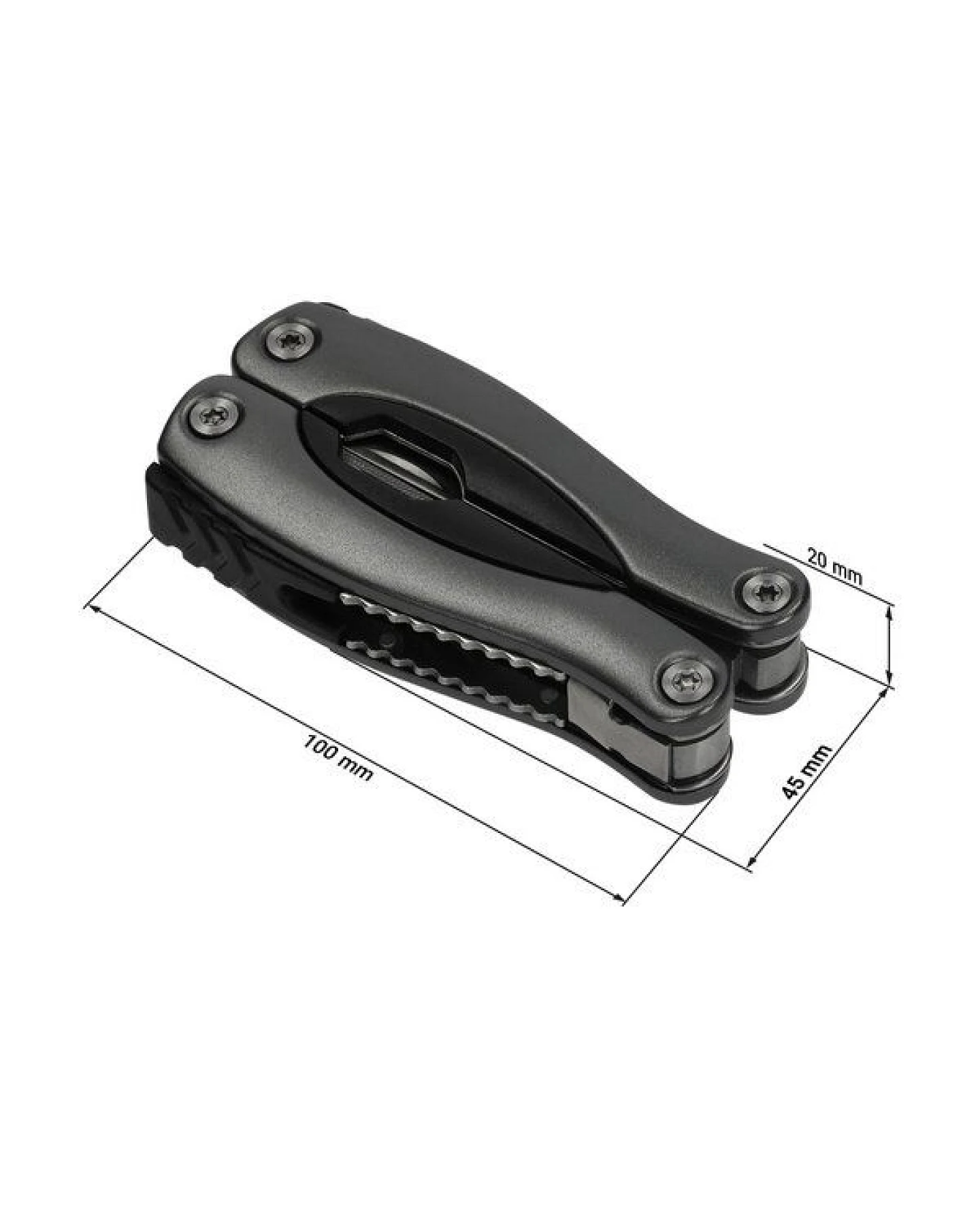 elasto Multifunktions-Taschenmesser mit Etui - 8 in 1 Werkzeug aus Edelstahl – Ansicht 2