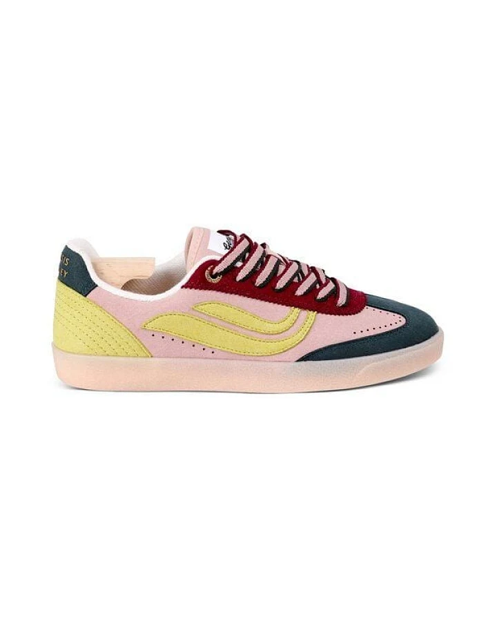 Genesis Footwear Sneaker - G-Volley Crasy Mix Forest/Wine/Rose