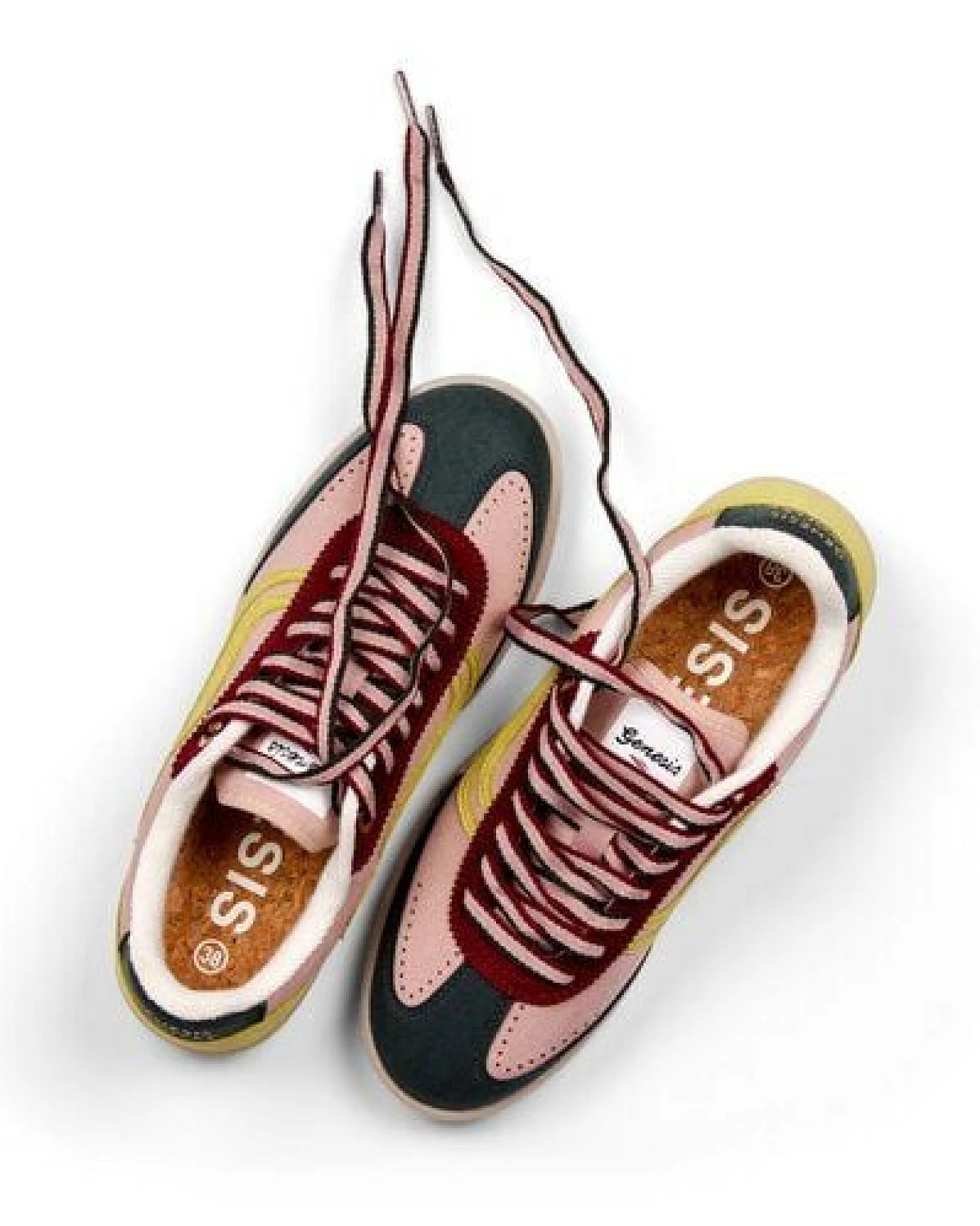 Genesis Footwear Sneaker - G-Volley Crasy Mix Forest/Wine/Rose – Ansicht 4