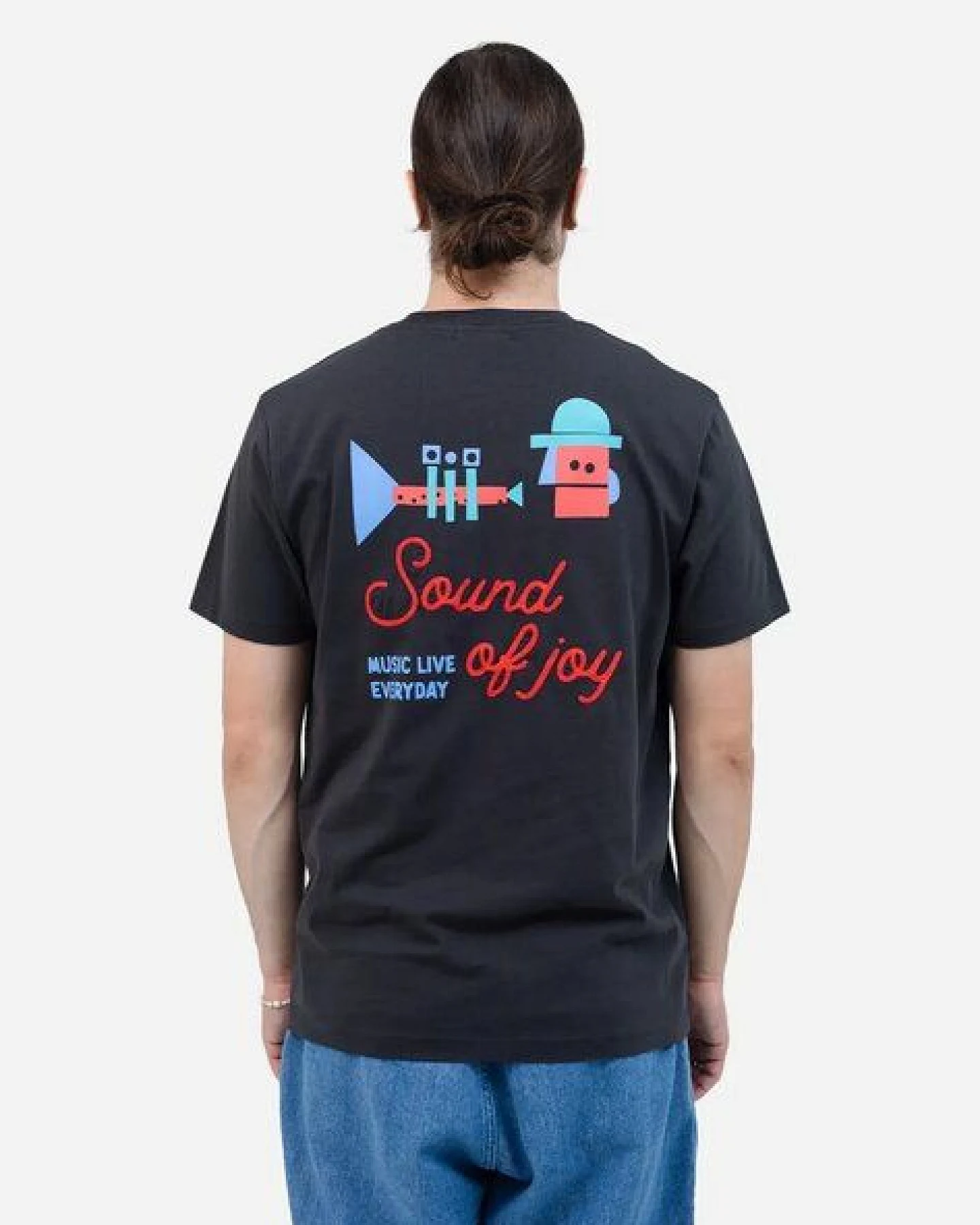 Olow Sound of Joy T-Shirt mit Backprint – Ansicht 2