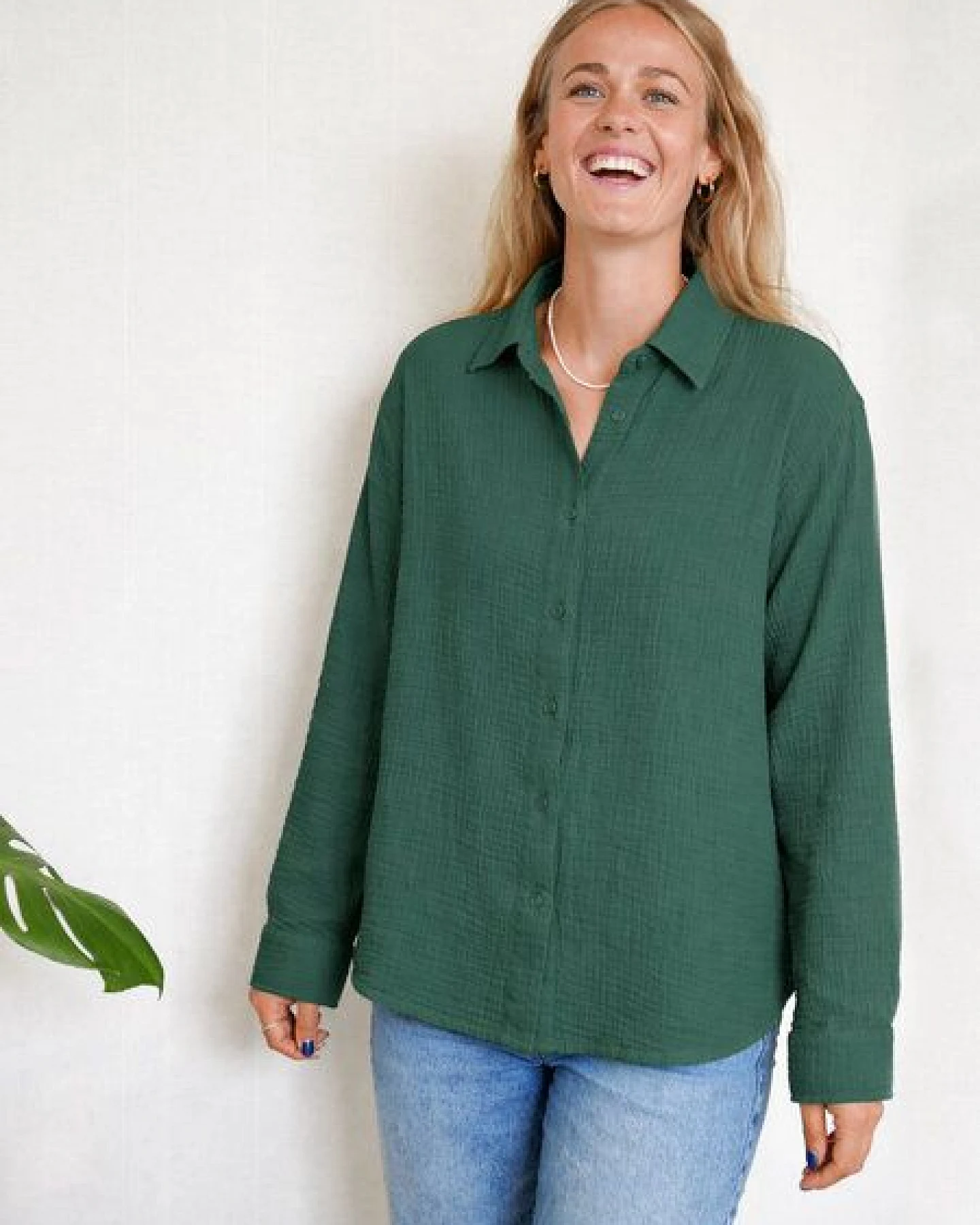 FUXBAU Frauen Musselinbluse – Ansicht 2
