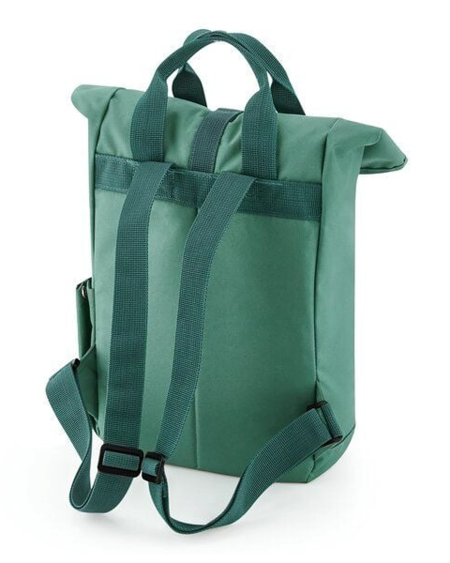 BagBase Recycled Mini Twin Handle Roll-Top Backpack Rucksack und Handtasche – Ansicht 4