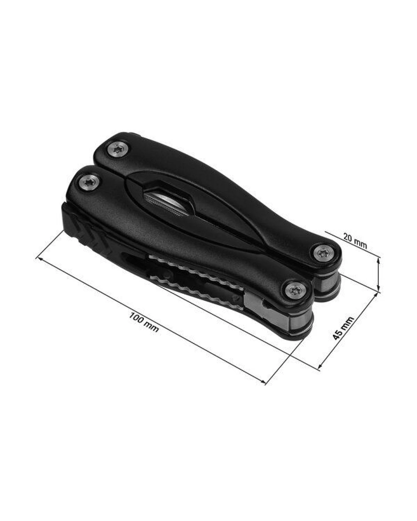 elasto Multifunktions-Taschenmesser mit Etui - 8 in 1 Werkzeug aus Edelstahl – Ansicht 2