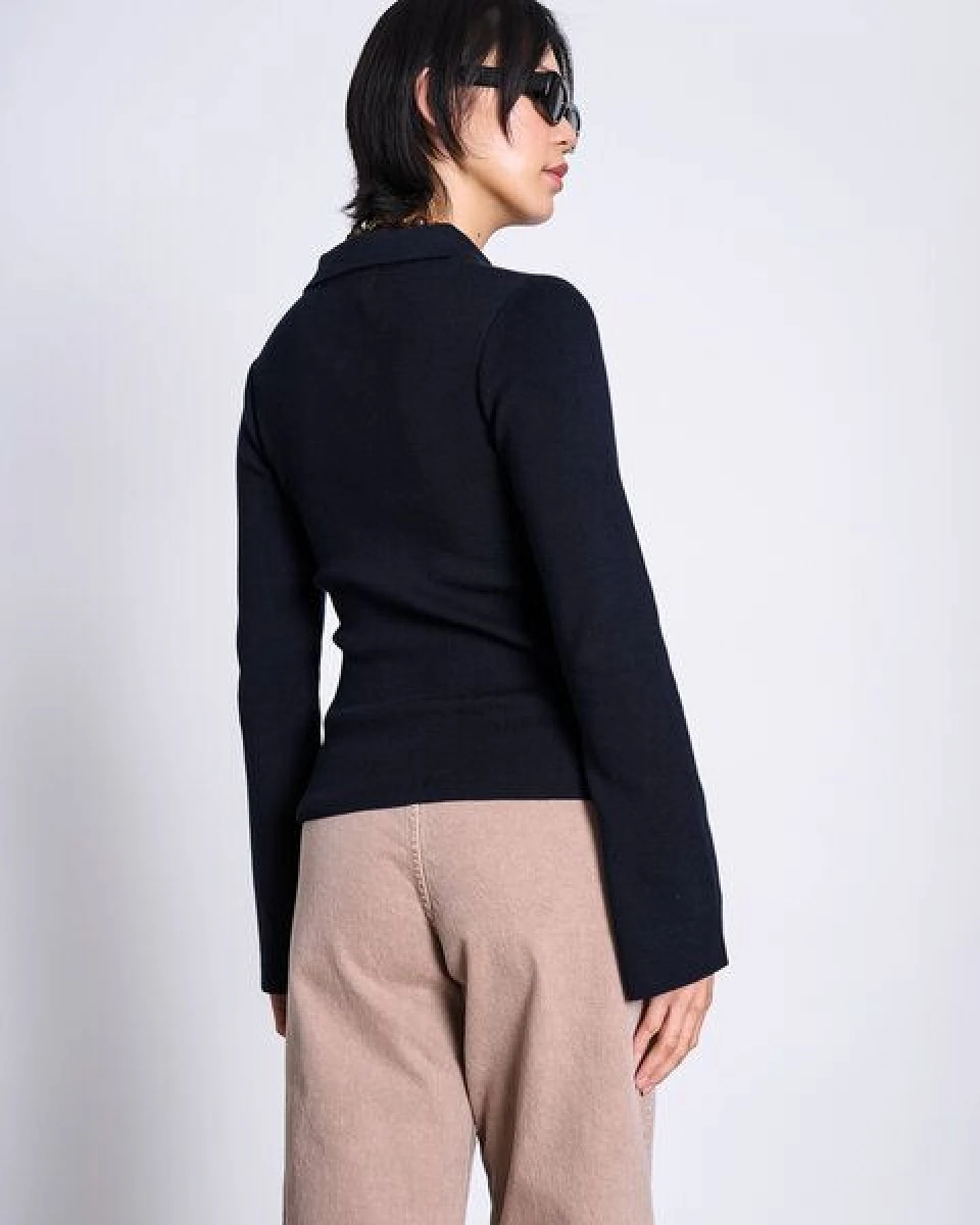 JAN N JUNE Baumwoll Zip Jacke TYRIE – Ansicht 4