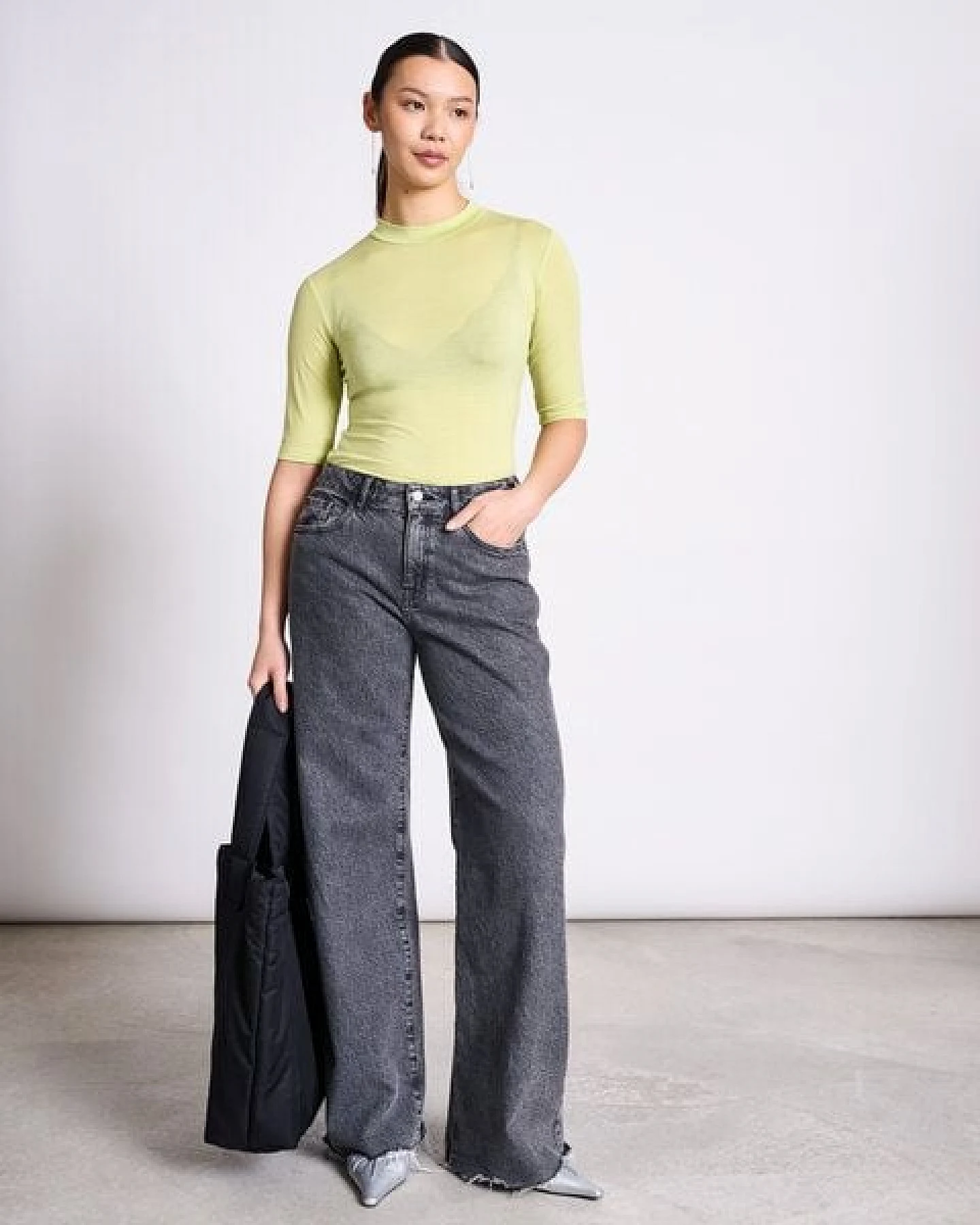 JAN N JUNE T-Shirt mit Stehkragen TARMA – Ansicht 4