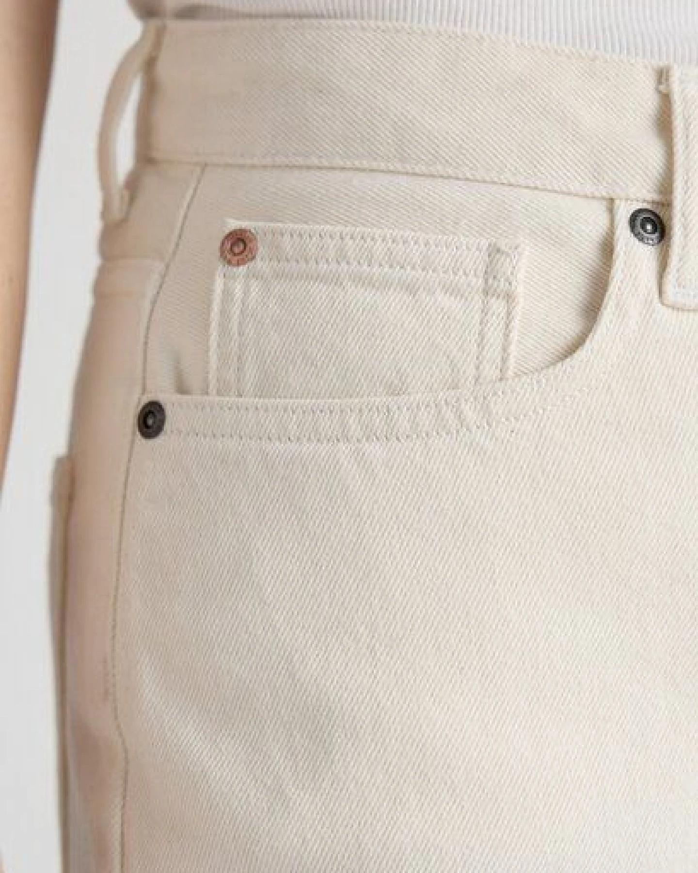 MUD Jeans Damen Jeans "Sara High Loose - Natural" – Ansicht 4