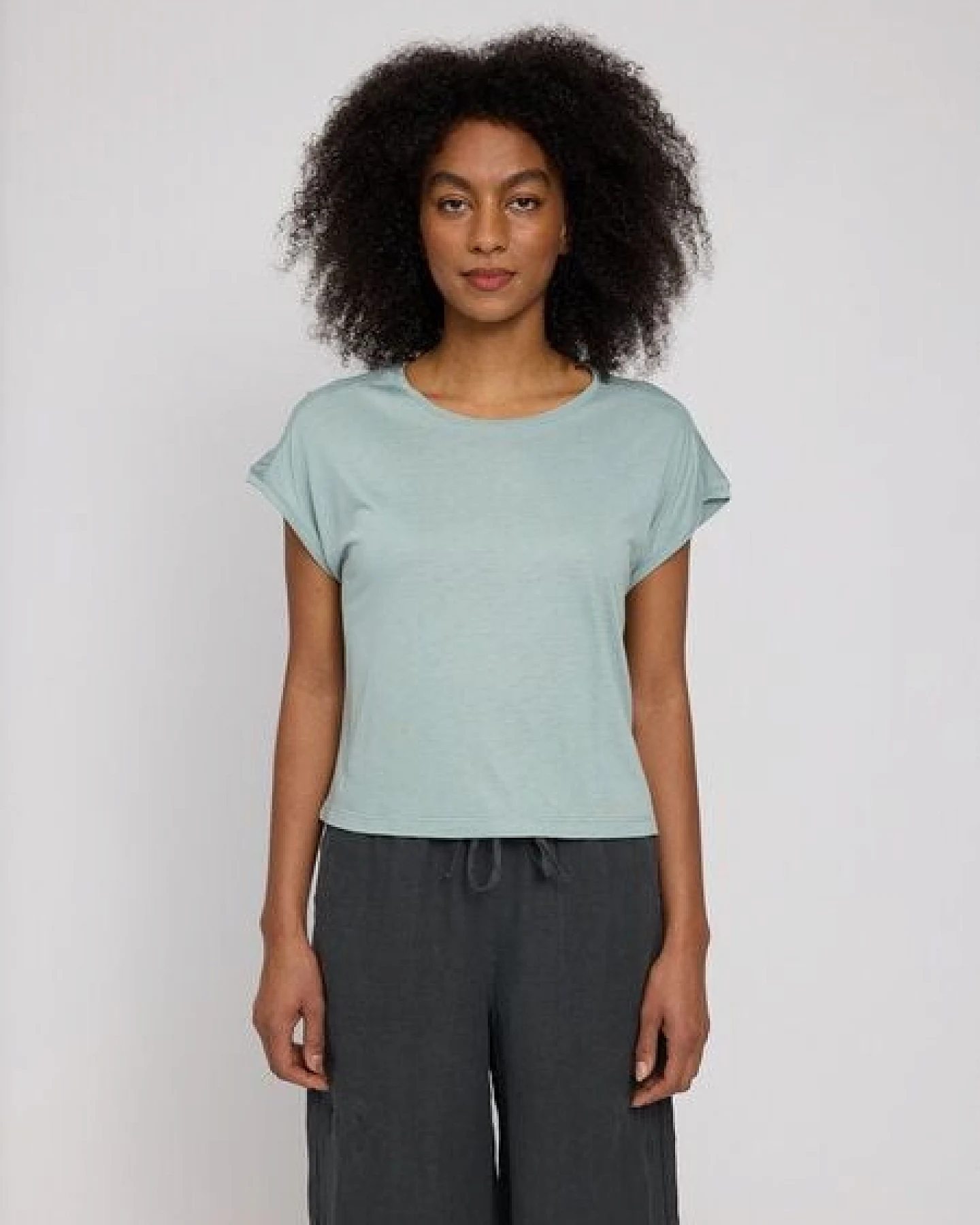 Mazine Crop-Top aus Ecovero – Ansicht 2