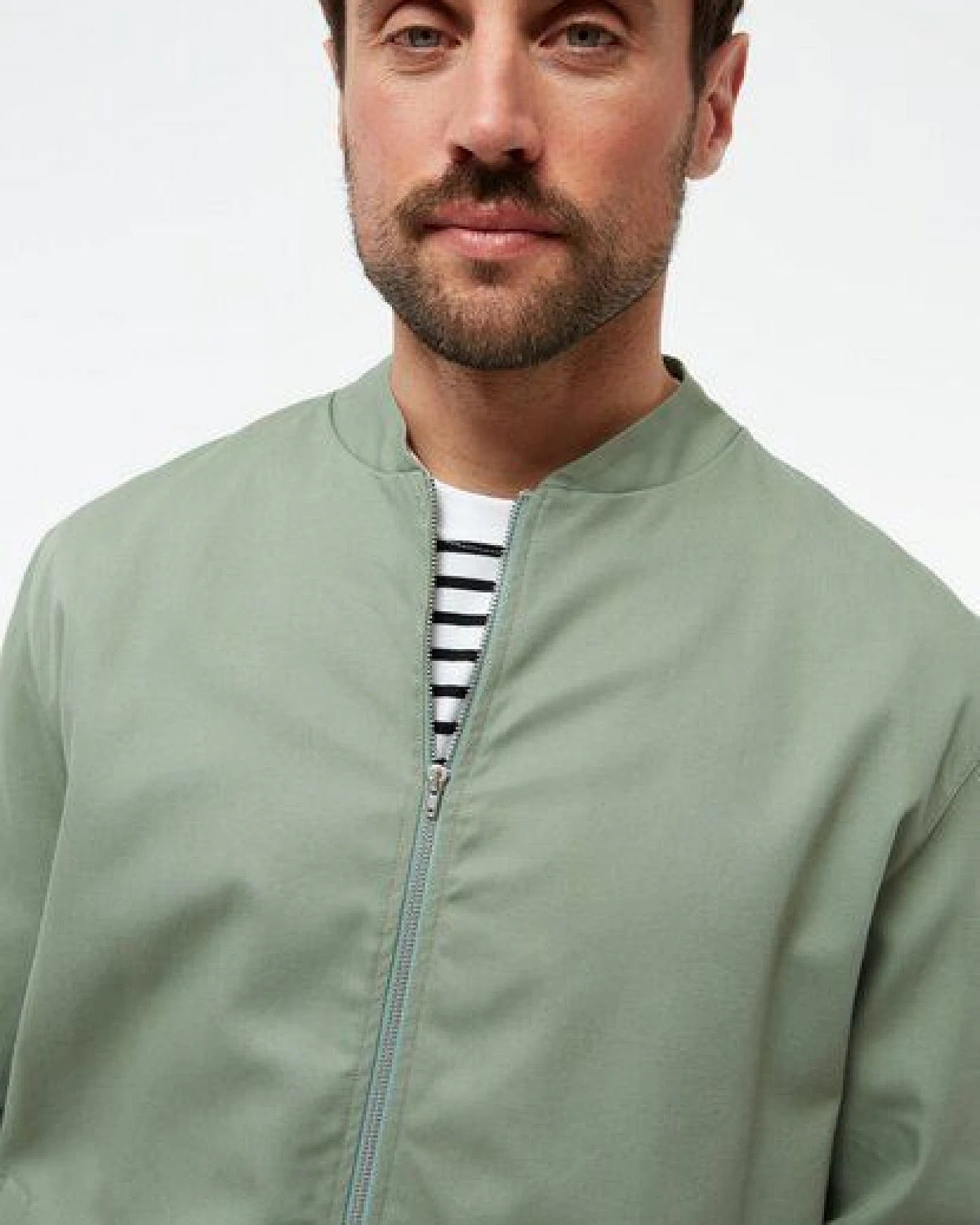 Givn Berlin Blousonjacke GBCASPER aus fester Bio-Baumwolle – Ansicht 4
