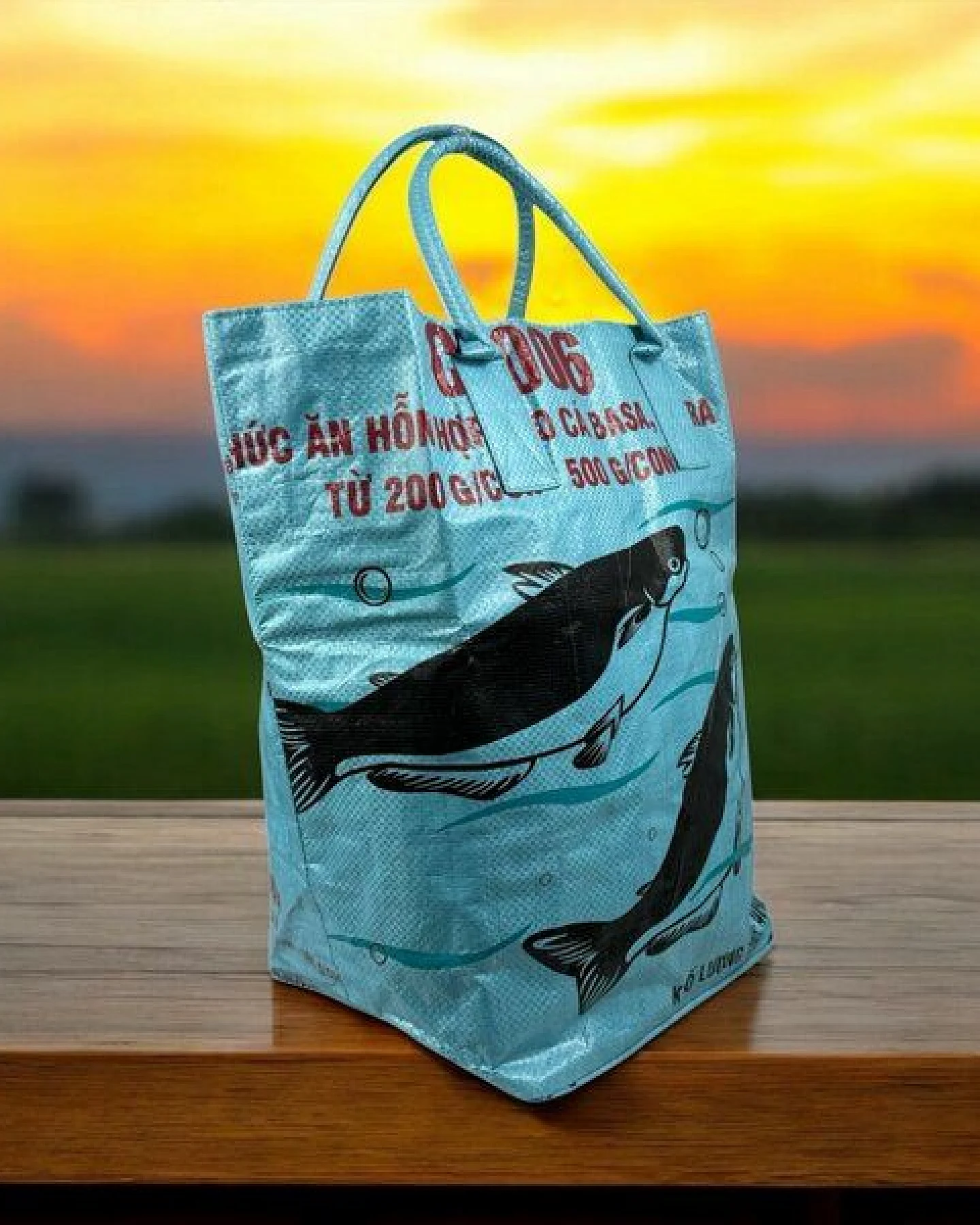 Beadbags Kleine Universaltasche / Wäschesack aus recycelten Reissack Ri9.2 – Ansicht 2