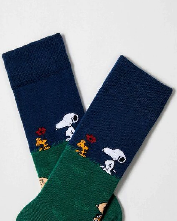 BeSocks Bio-Tennissocken - Snoopy Freunde
