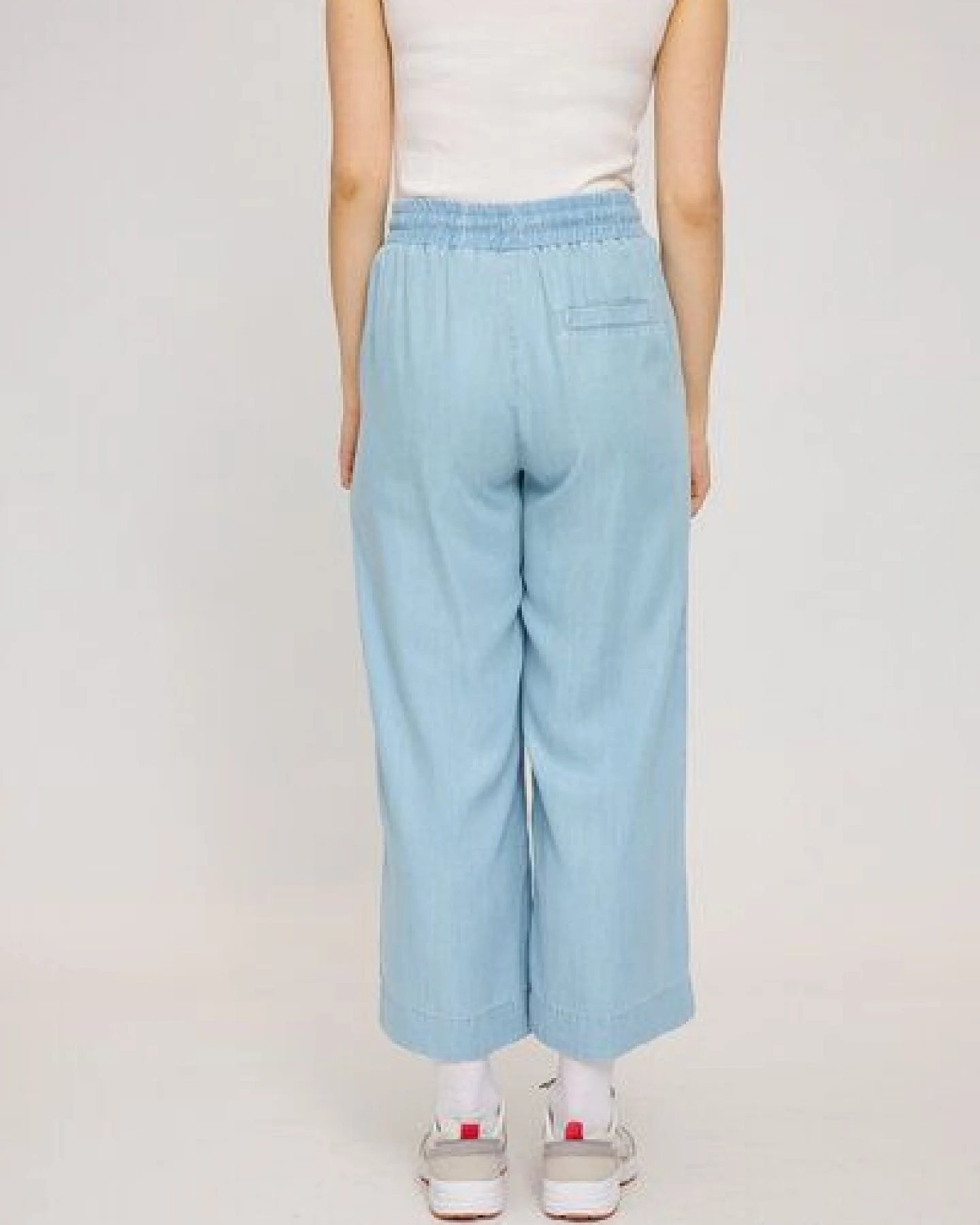 Mazine Weite Hose in Denim Look - aus Lyocell – Ansicht 2