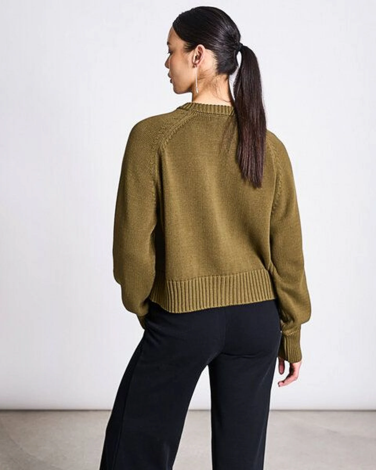 JAN N JUNE RELAXED CREWNECK CARDIGAN SIVIA GOTS – Ansicht 3
