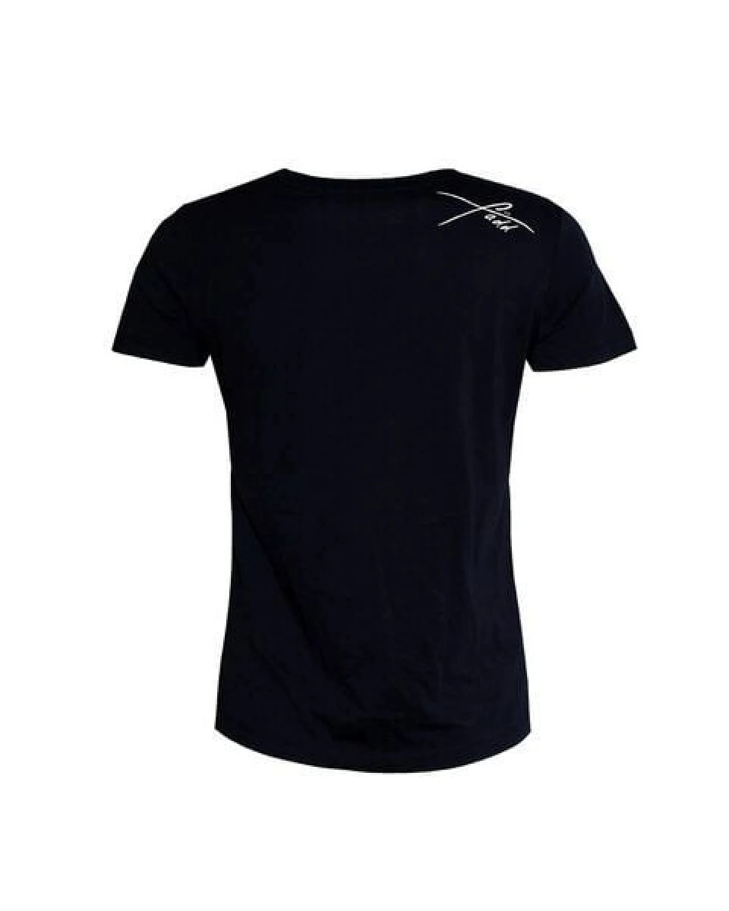 FÄDD Damen T-Shirt Rundhals aus Bio-Baumwolle "Nordsee BT" Navy Schwarz – Ansicht 3