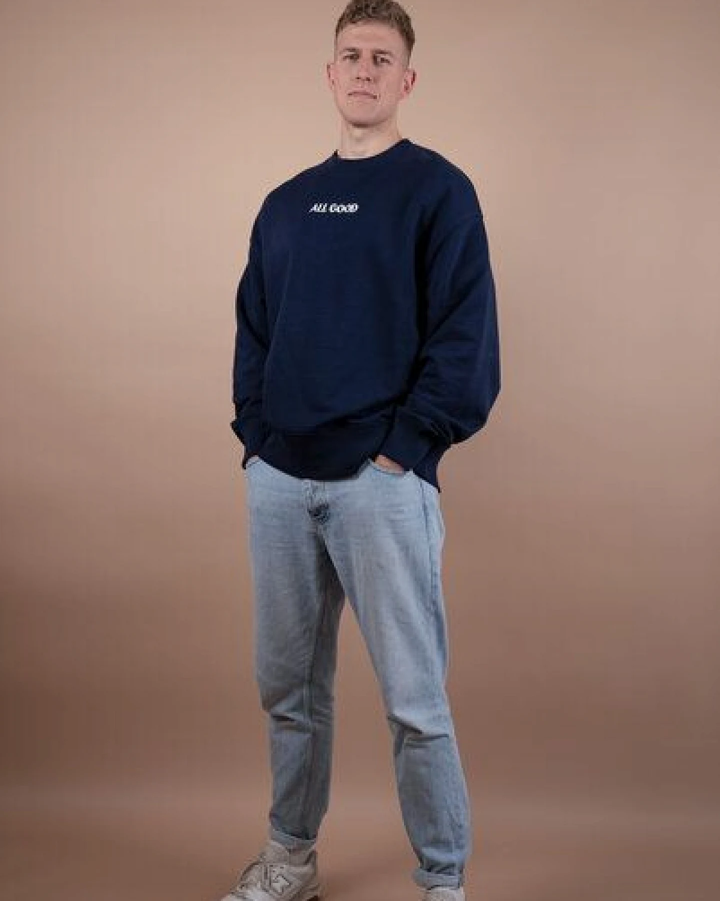 LITSCHI DESIGNS ALL GOOD SWEATER NAVY – Ansicht 4