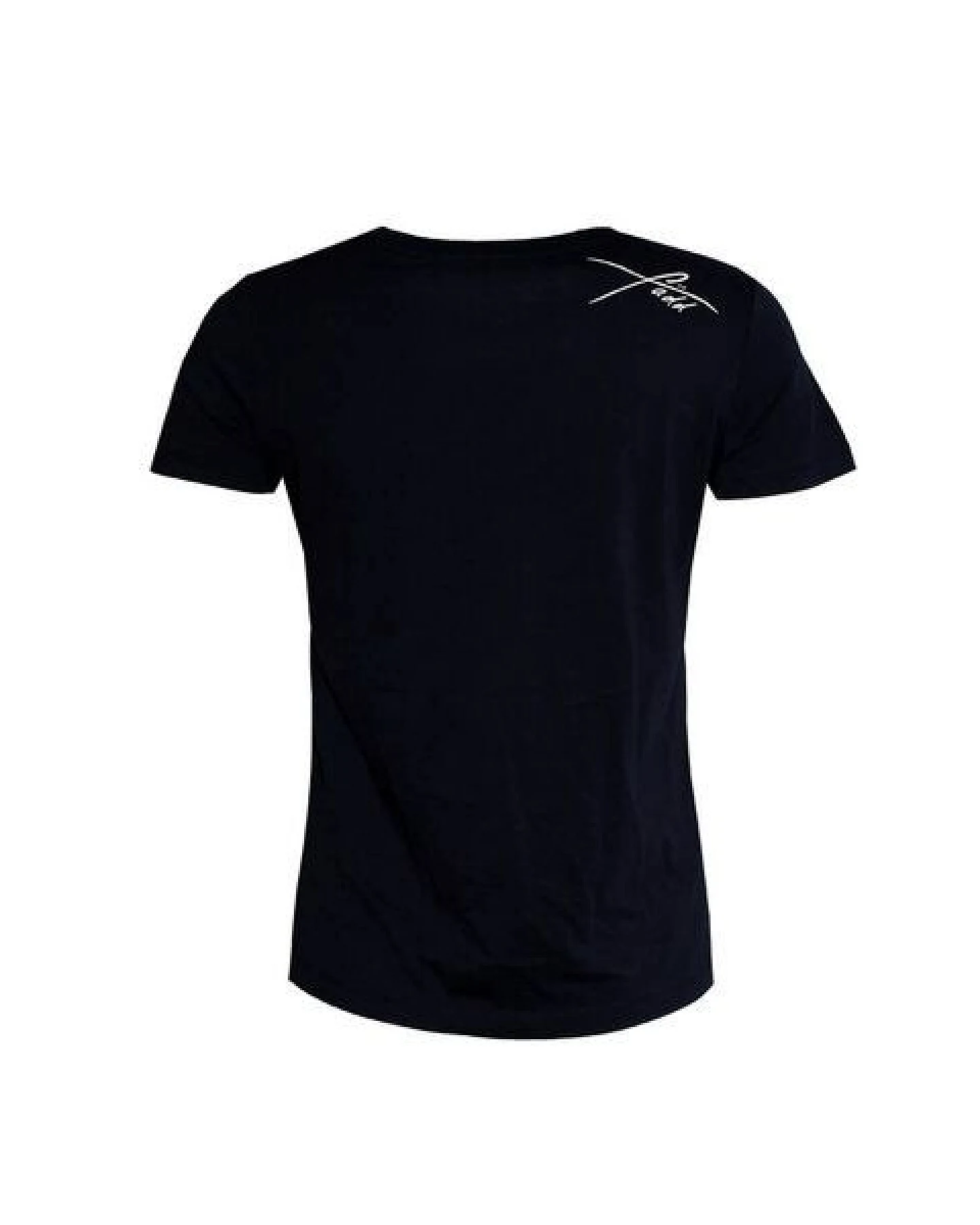 FÄDD Damen T-Shirt Rundhals aus Bio-Baumwolle "Nordsee BT" Navy Schwarz – Ansicht 3
