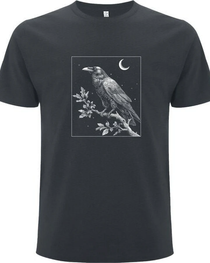 Spreecult Rabe - Bio und Fair - Männer Unisex T-Shirt