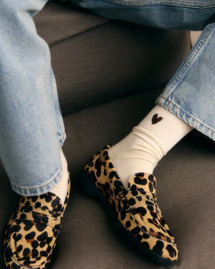 Jutelaune Brown Heart Socks - GRS und OEKO-TEX Zertifizierungen, Onesize