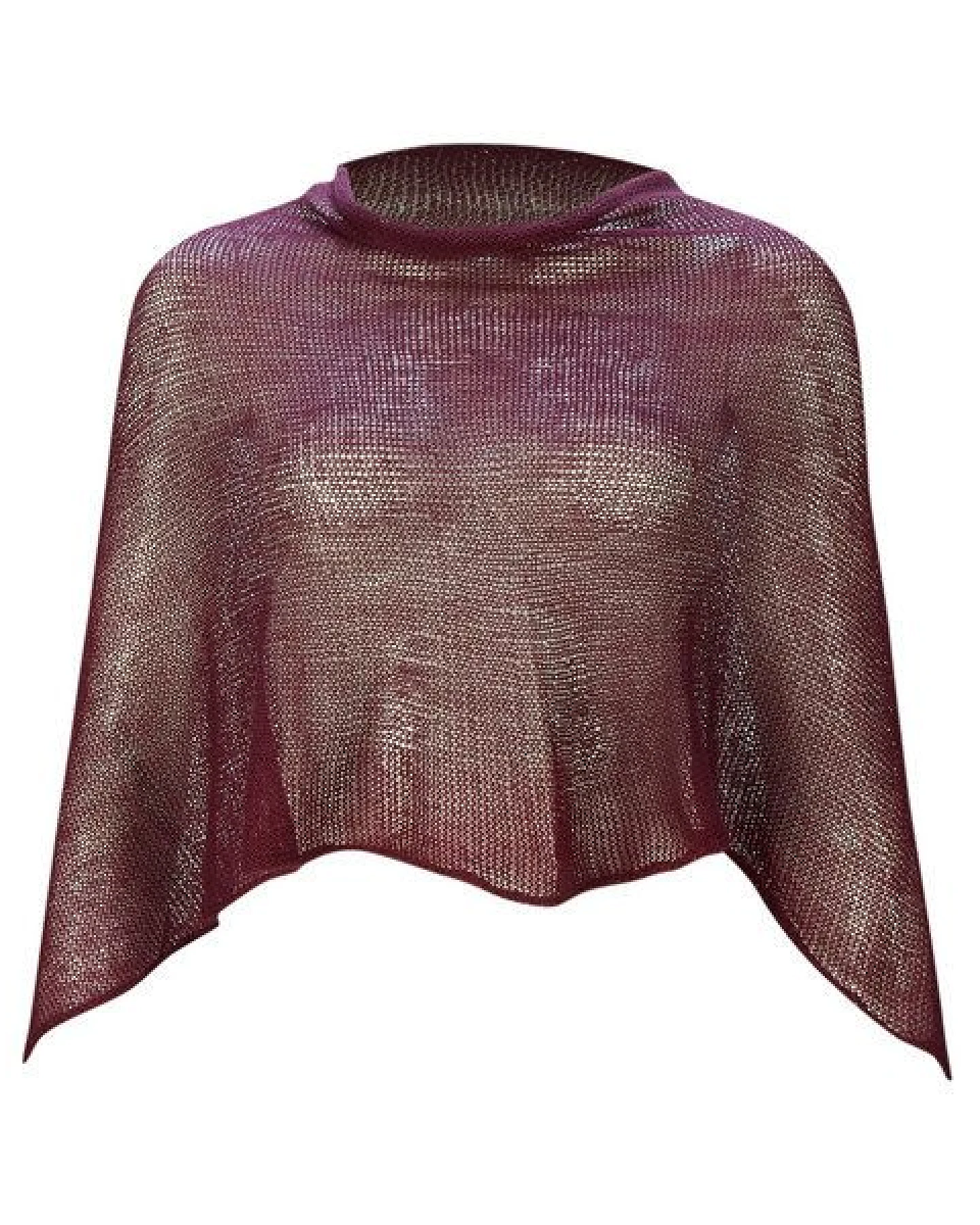 Sundara Poncho BELLE aus 100% Bio-Baumwolle – Ansicht 2
