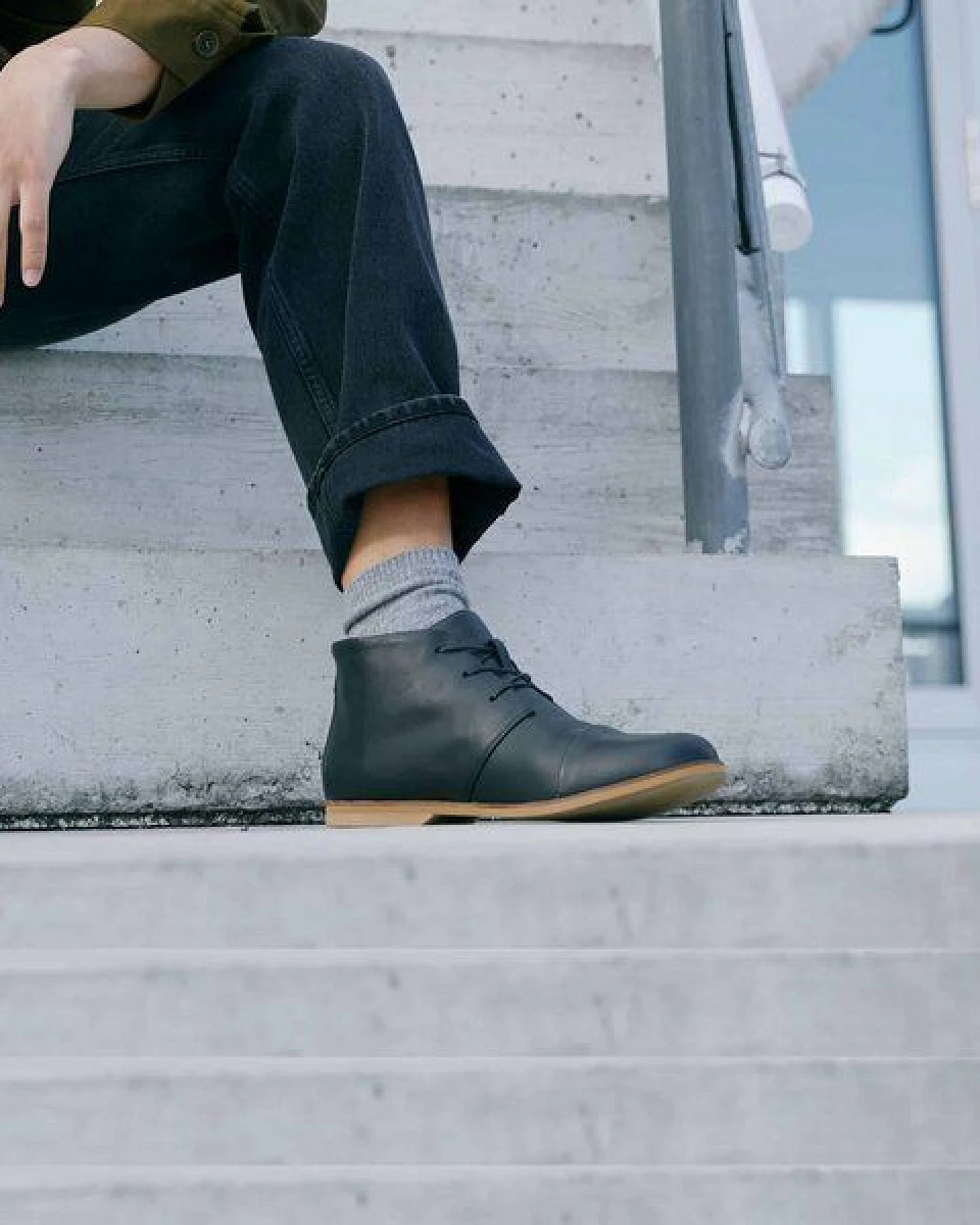 SORBAS '87v vegane Boots in Schwarz – Ansicht 2
