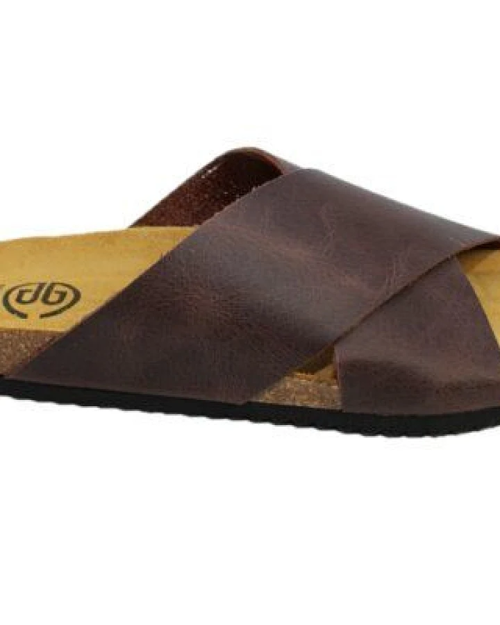 Busche Menorca Fussbett Slipper coffee