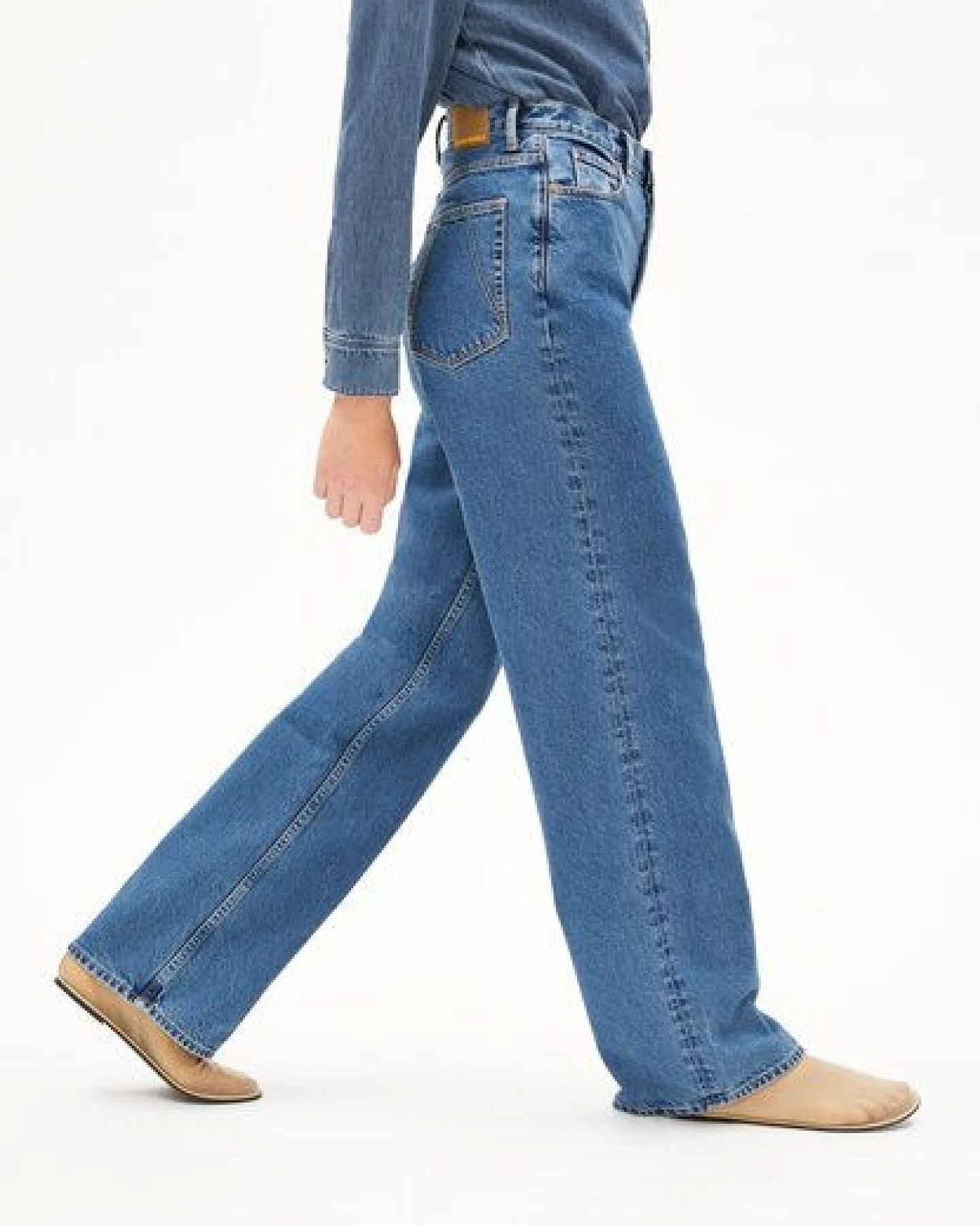 ARMEDANGELS ENIJAA Damen Wide Jeans recycelter Baumwolle – Ansicht 4
