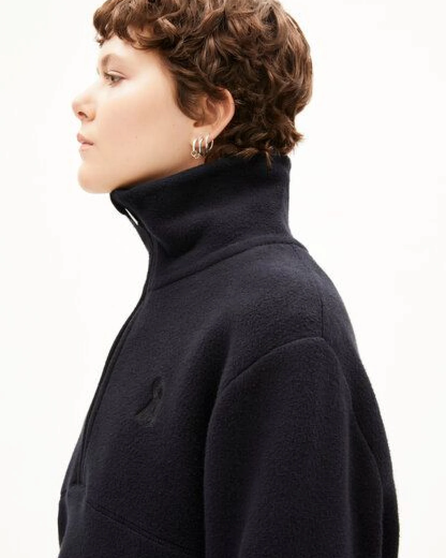 ARMEDANGELS HAARLEENAA Damen Fleece-Sweatshirt aus Bio-Baumwolle – Ansicht 3