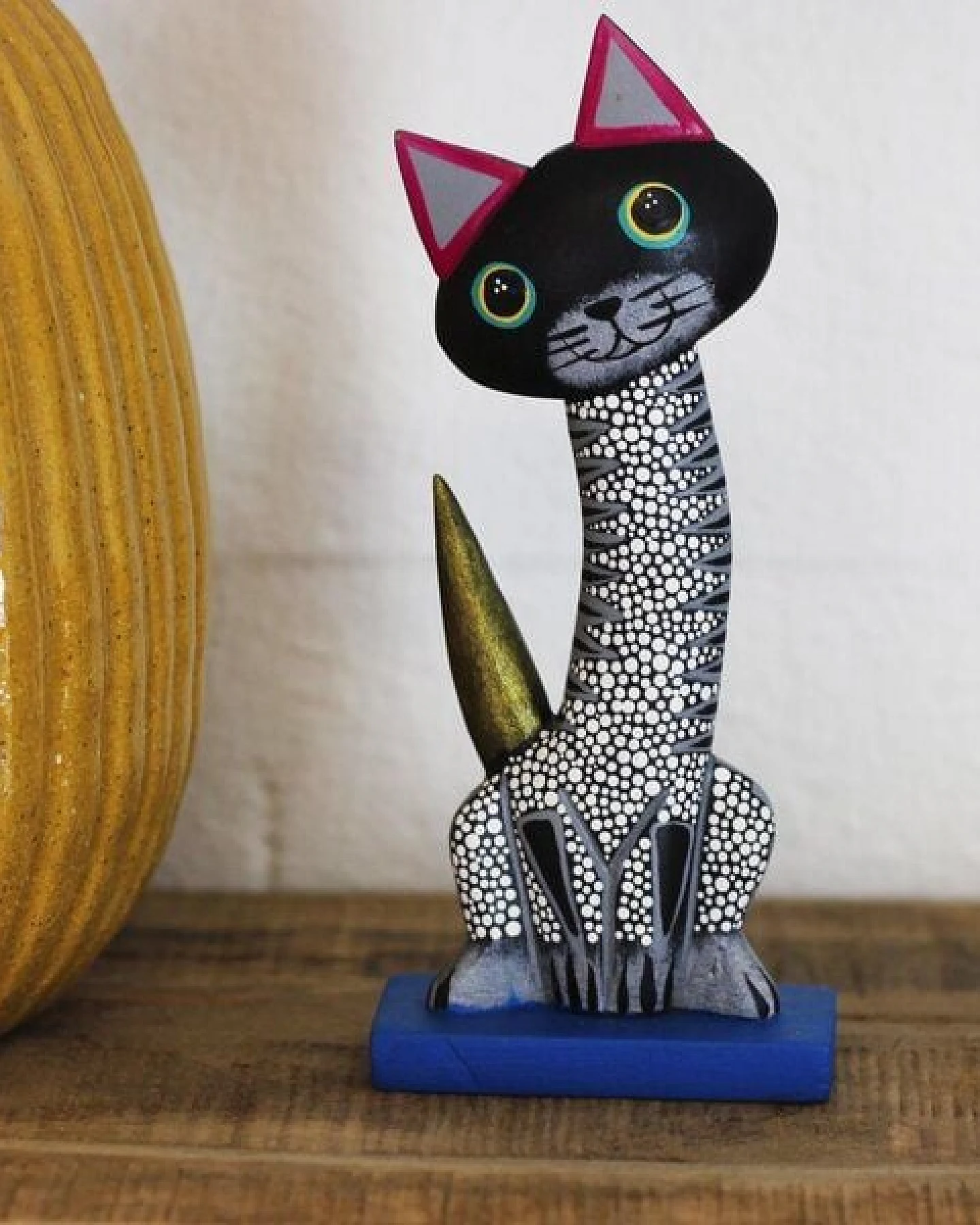 Mitienda Shop Alebrije aus Holz Katze – Ansicht 4