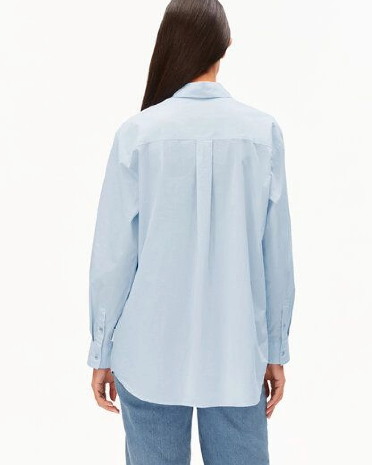 ARMEDANGELS MAALGAA Damen Bluse aus Bio-Baumwolle – Ansicht 2