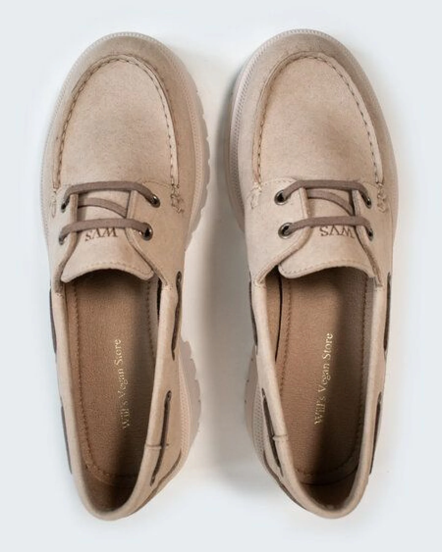 Will's Vegan Shop Track Sole Vegan Wildleder Loafers Damen – Ansicht 3