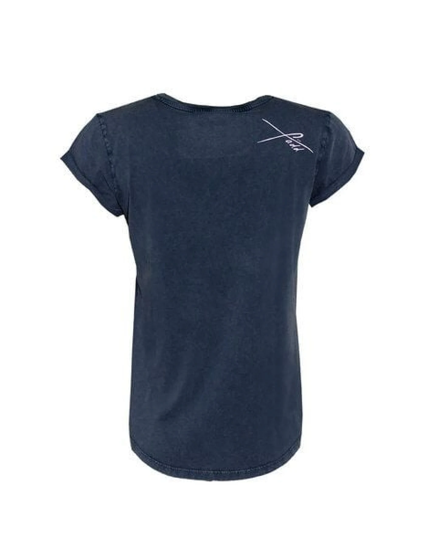 FÄDD Damen T-Shirt Rundhals aus Bio-Baumwolle "Kollidee BT" Blau – Ansicht 3
