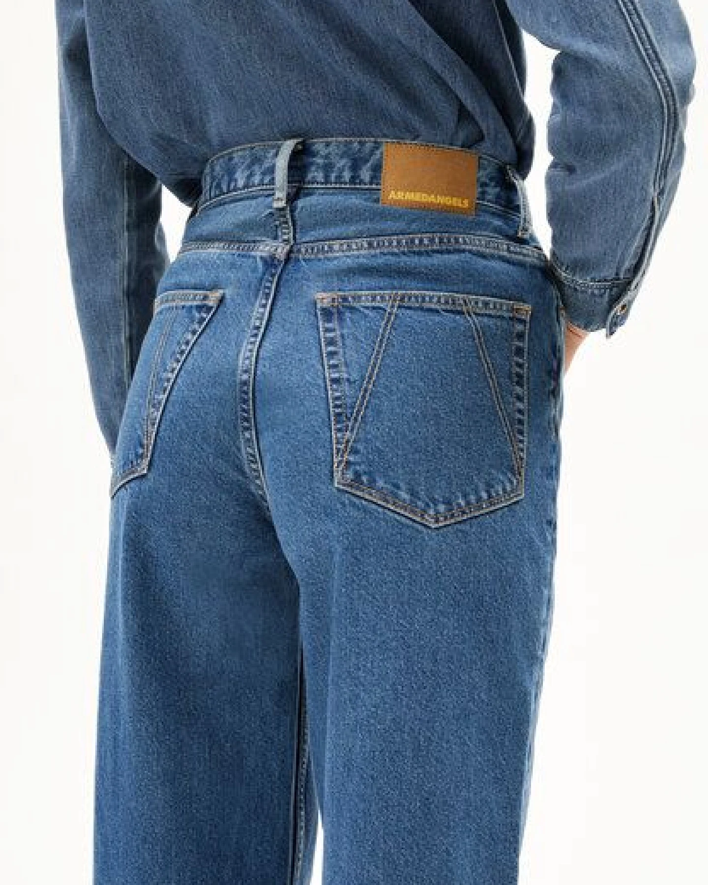 ARMEDANGELS ENIJAA Damen Wide Jeans recycelter Baumwolle – Ansicht 3