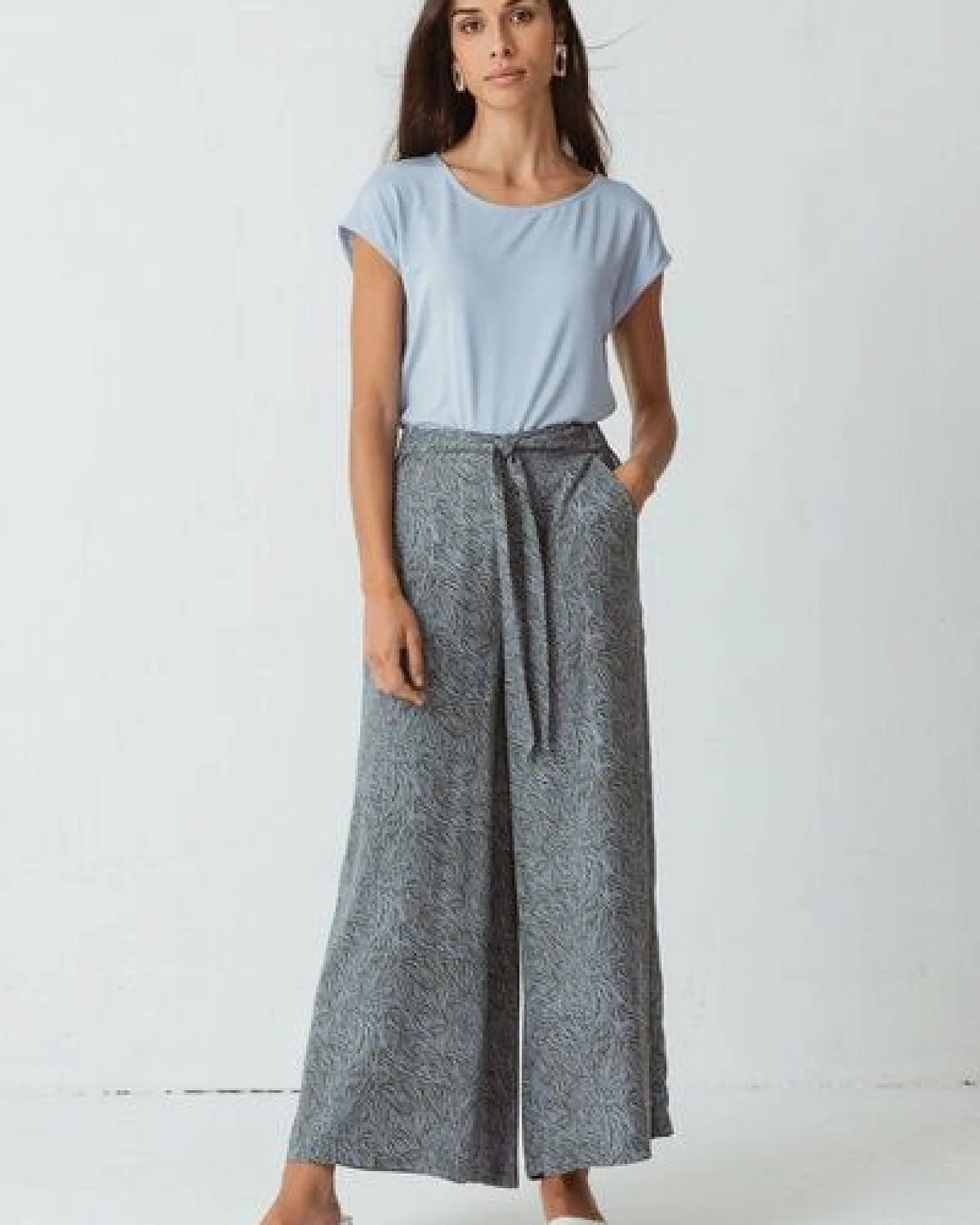 SKFK Weite Culotte Hose - Dona - aus Ecovero – Ansicht 2