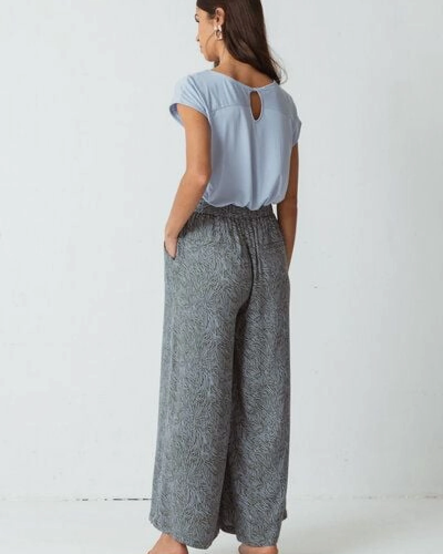 SKFK Weite Culotte Hose - Dona - aus Ecovero – Ansicht 3