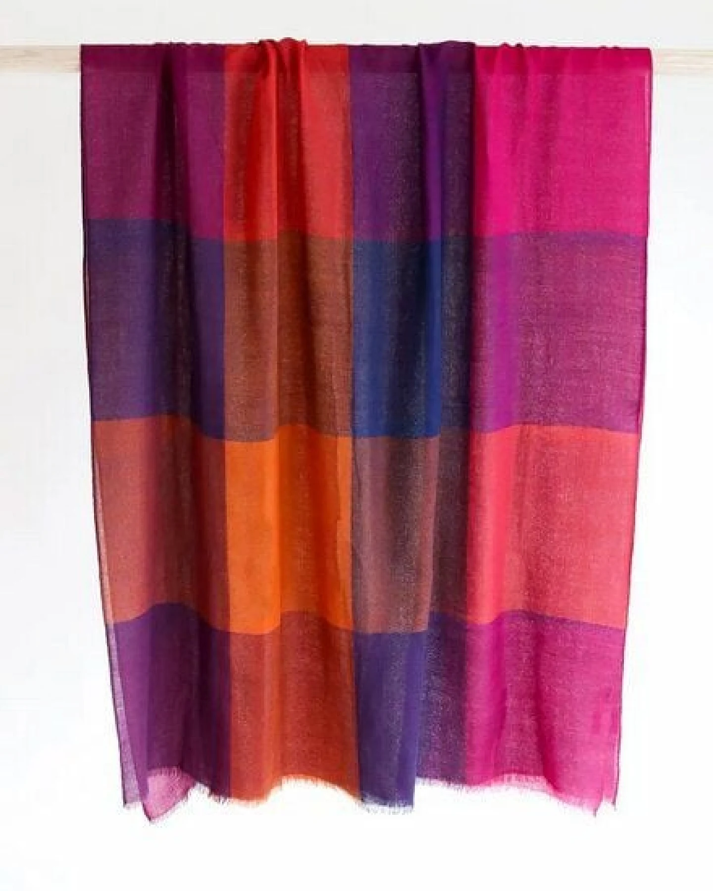 Djian Schal aus Merino-Wolle – KARO – mulesingfrei – Ansicht 3