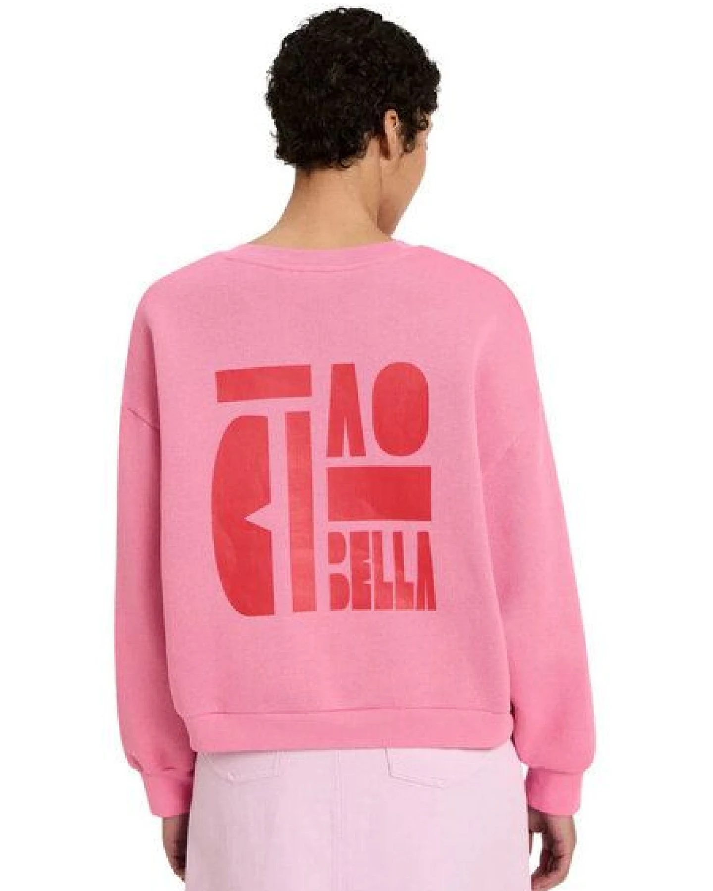LANIUS Statementsweatshirt Pullover aus Bio-Baumwolle – Ansicht 2