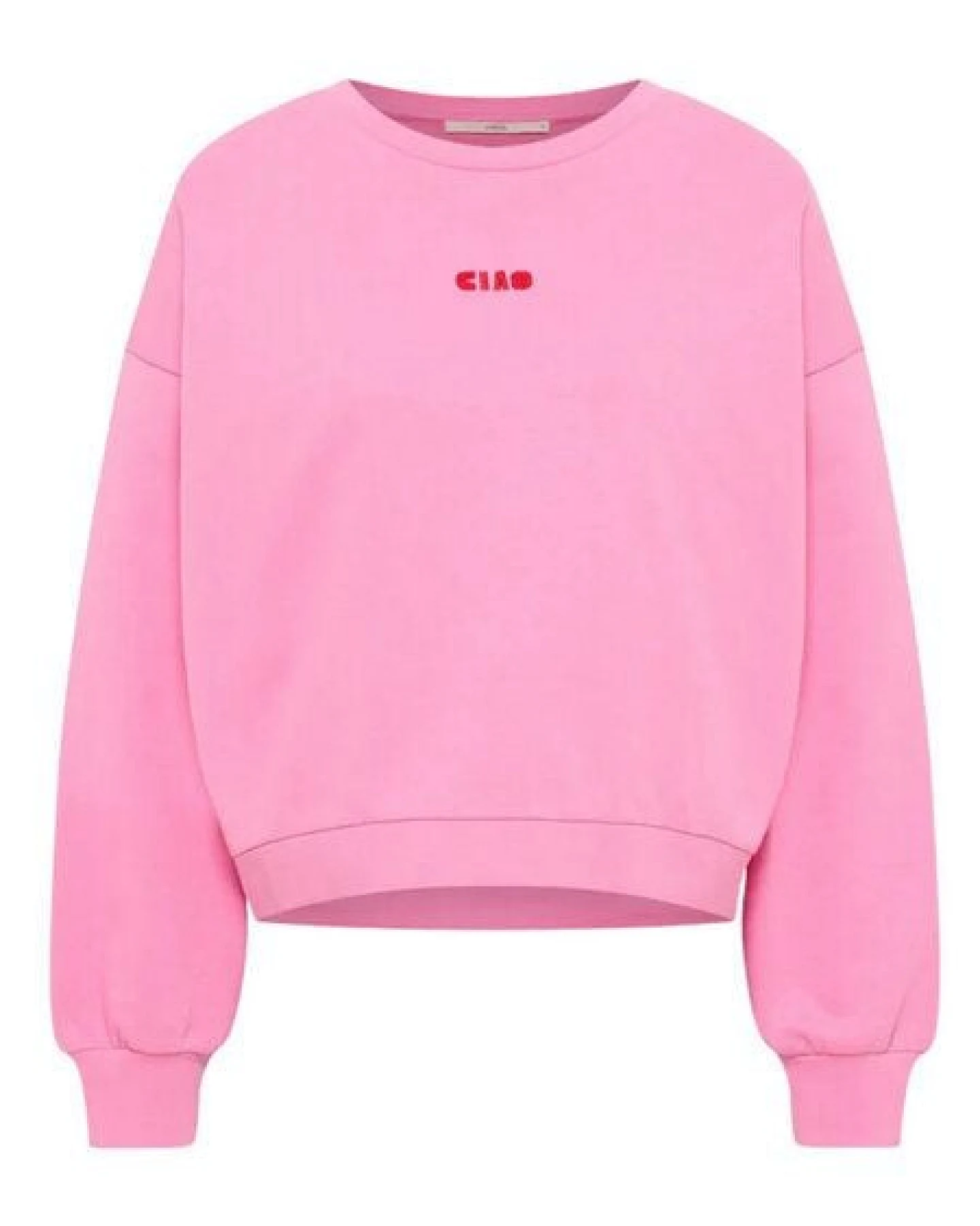 LANIUS Statementsweatshirt Pullover aus Bio-Baumwolle – Ansicht 4