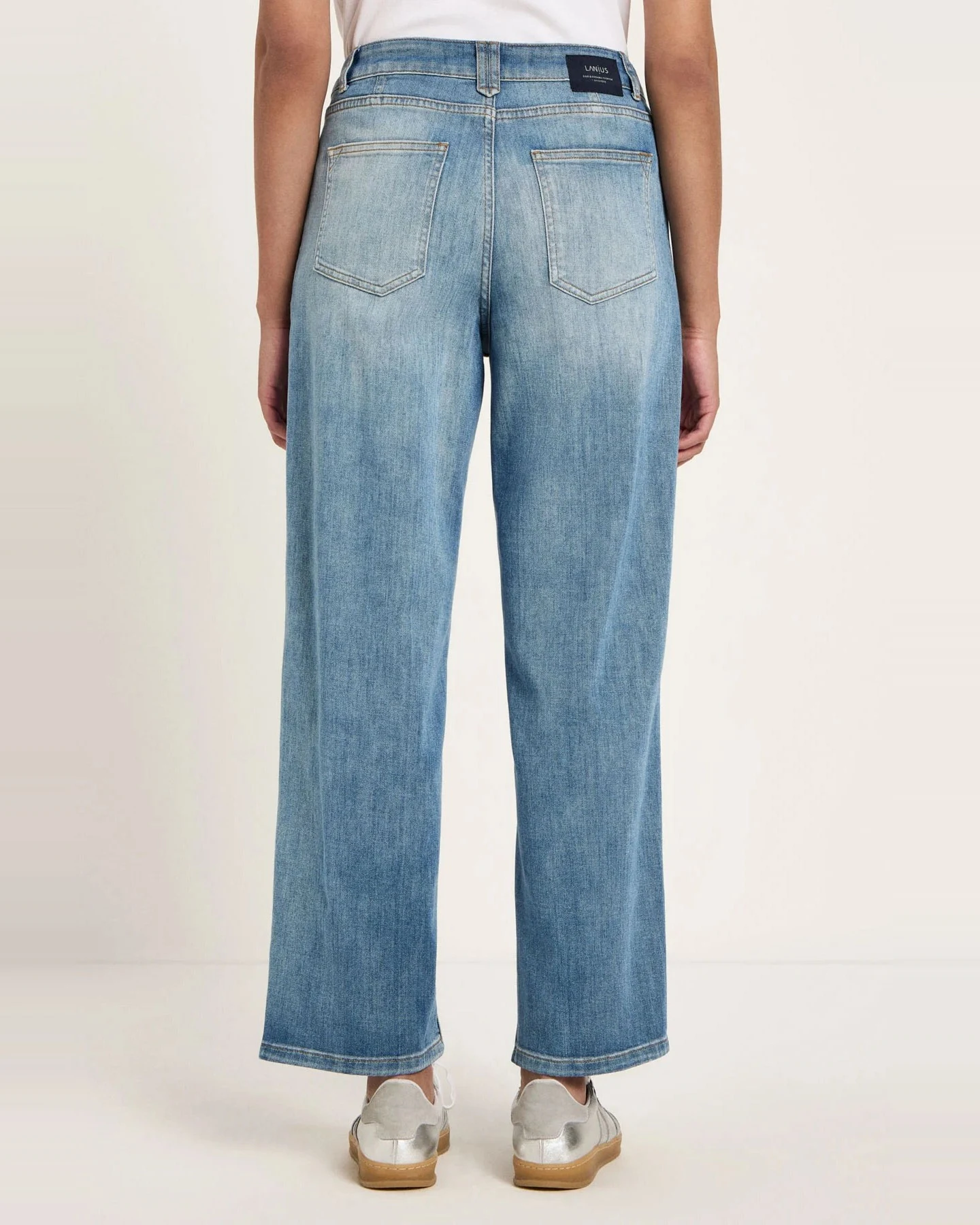 Jeans Relaxed Stonewash Blue Denim – Ansicht 3