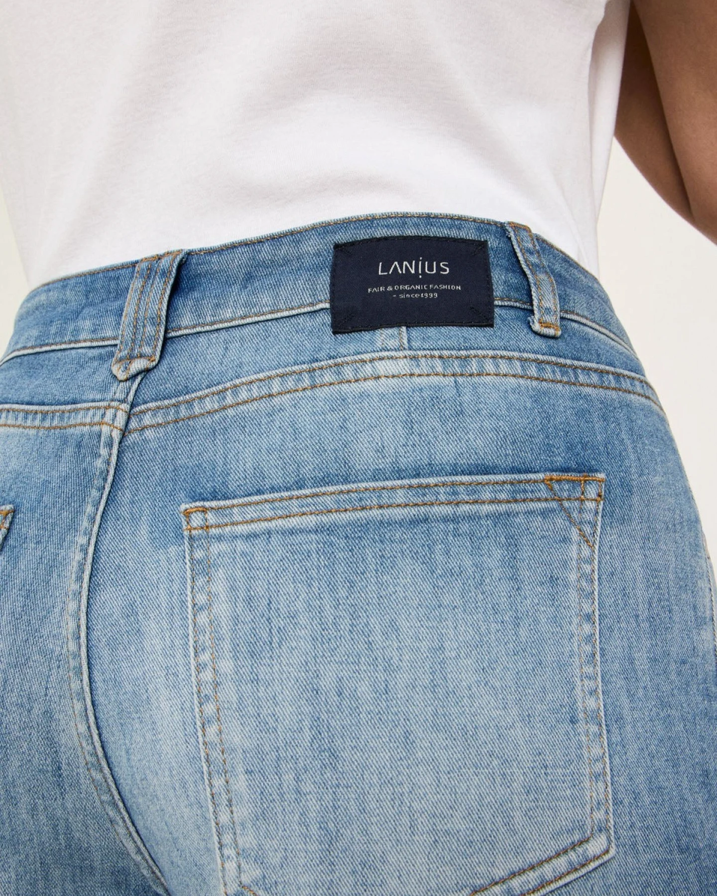 Jeans Relaxed Stonewash Blue Denim – Ansicht 4