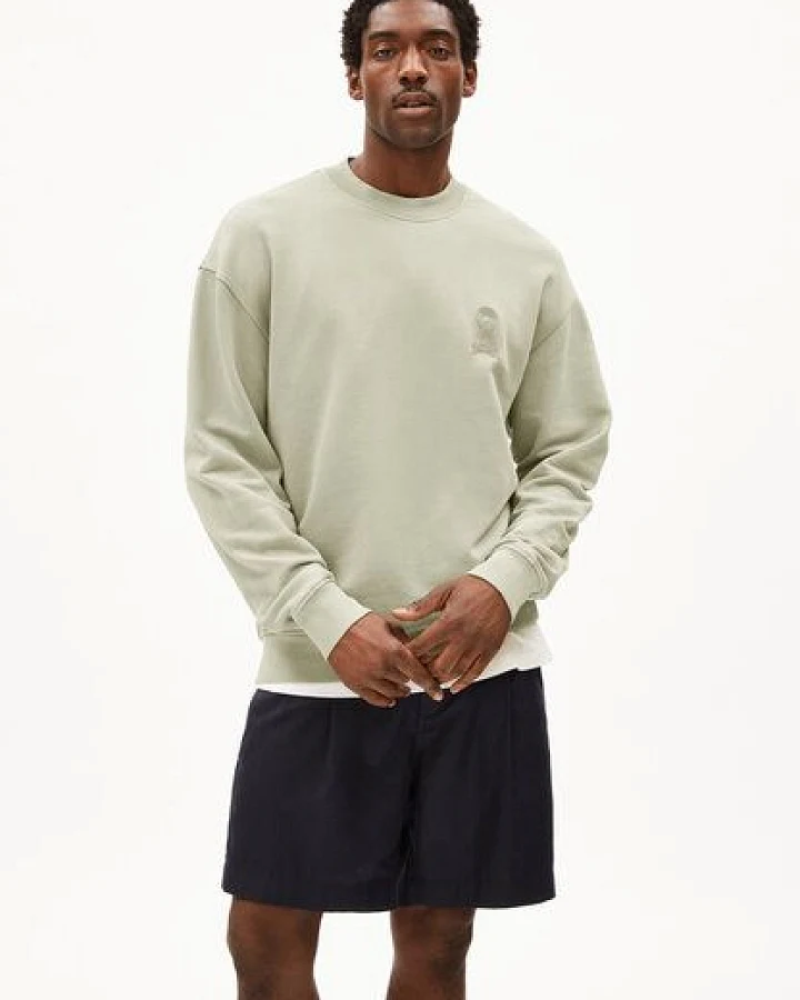 ARMEDANGELS EMAAL CREWNECK GMT DYE Herren Sweatshirt aus Bio-Baumwolle