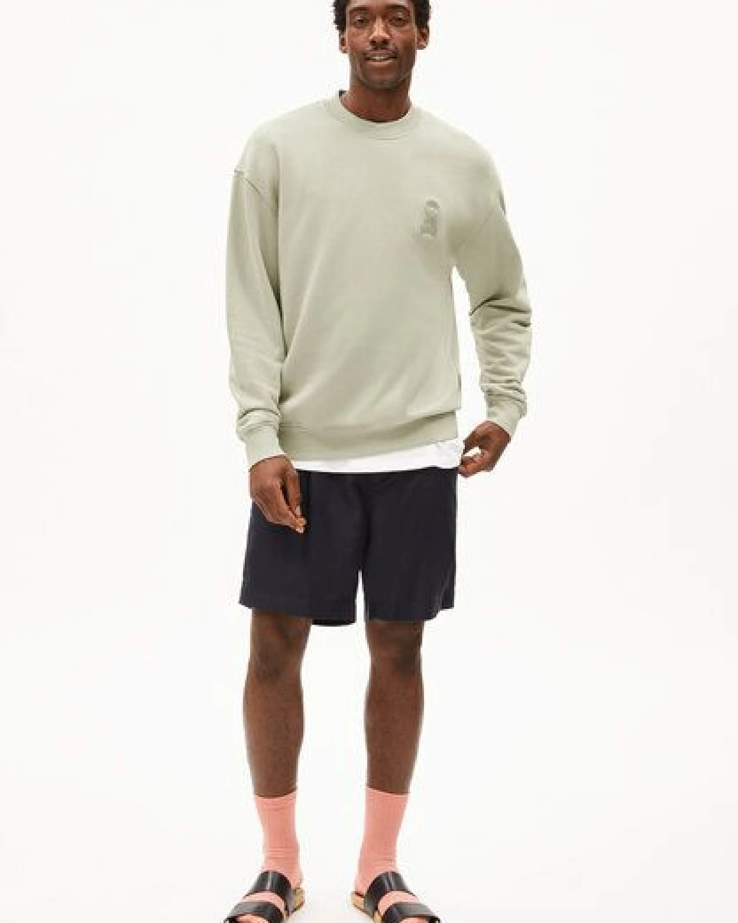 ARMEDANGELS EMAAL CREWNECK GMT DYE Herren Sweatshirt aus Bio-Baumwolle – Ansicht 4